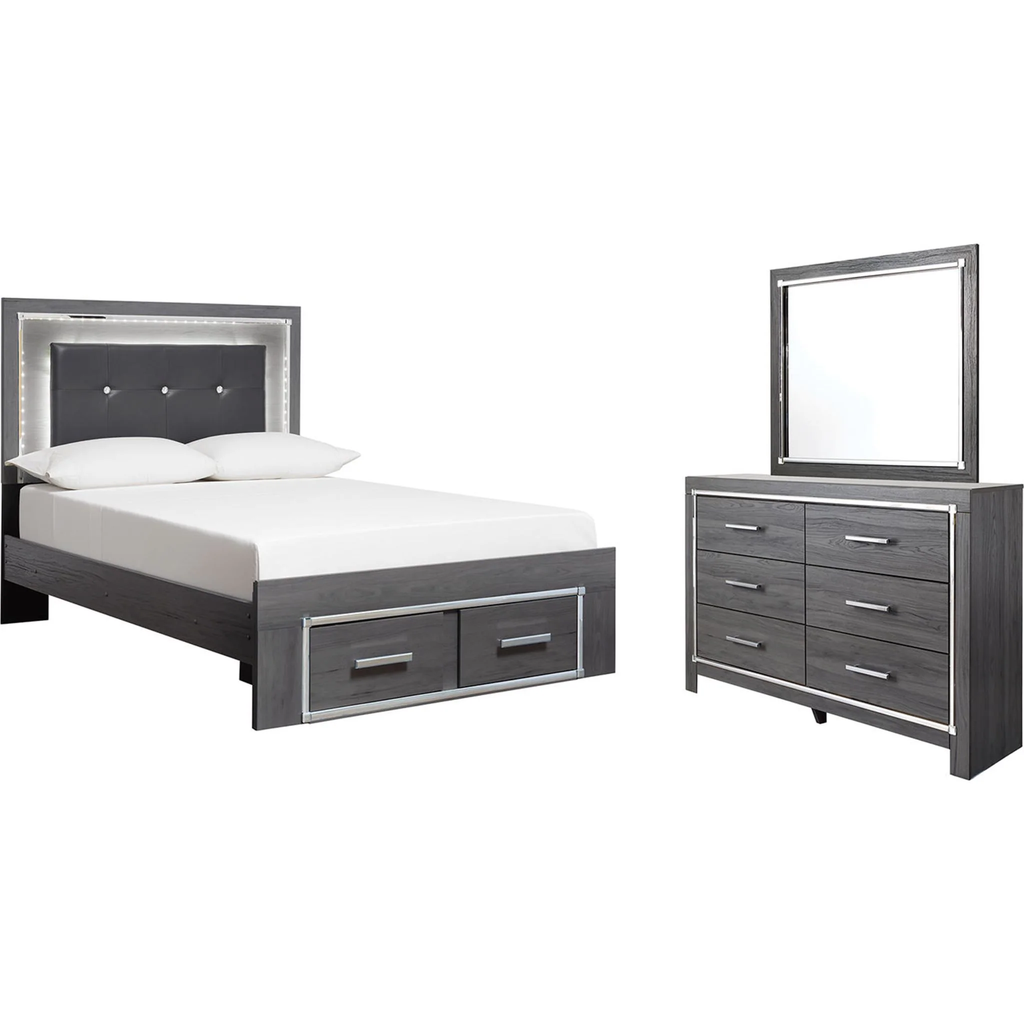 Lodanna 5 Piece Full Storage Bedroom - Image 17