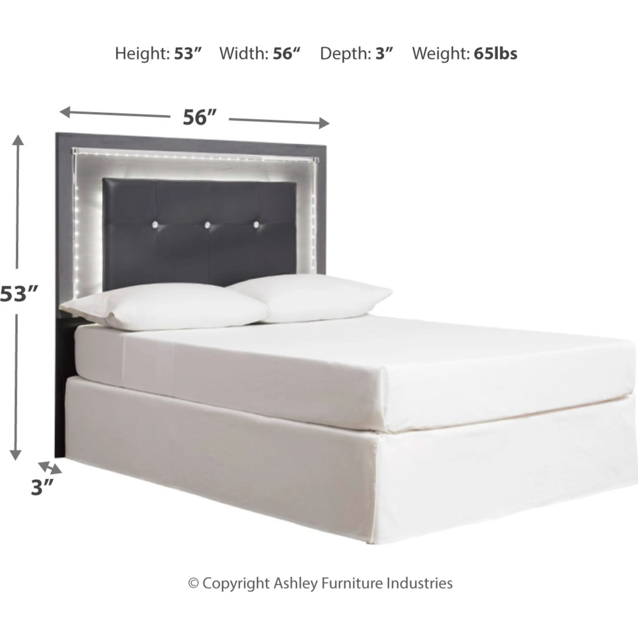 Lodanna Full Panel Headboard - Image 9
