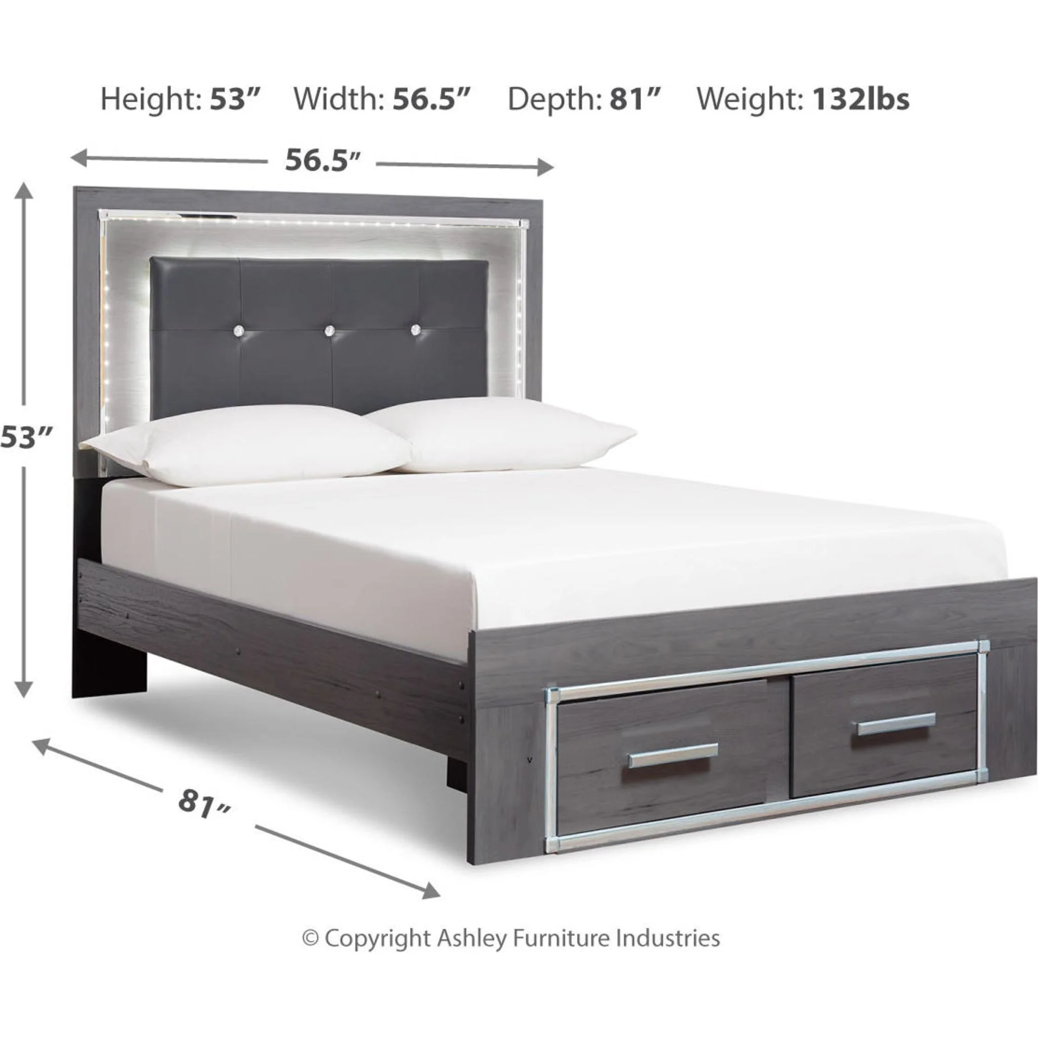 Lodanna Full Storage Bed - Image 17