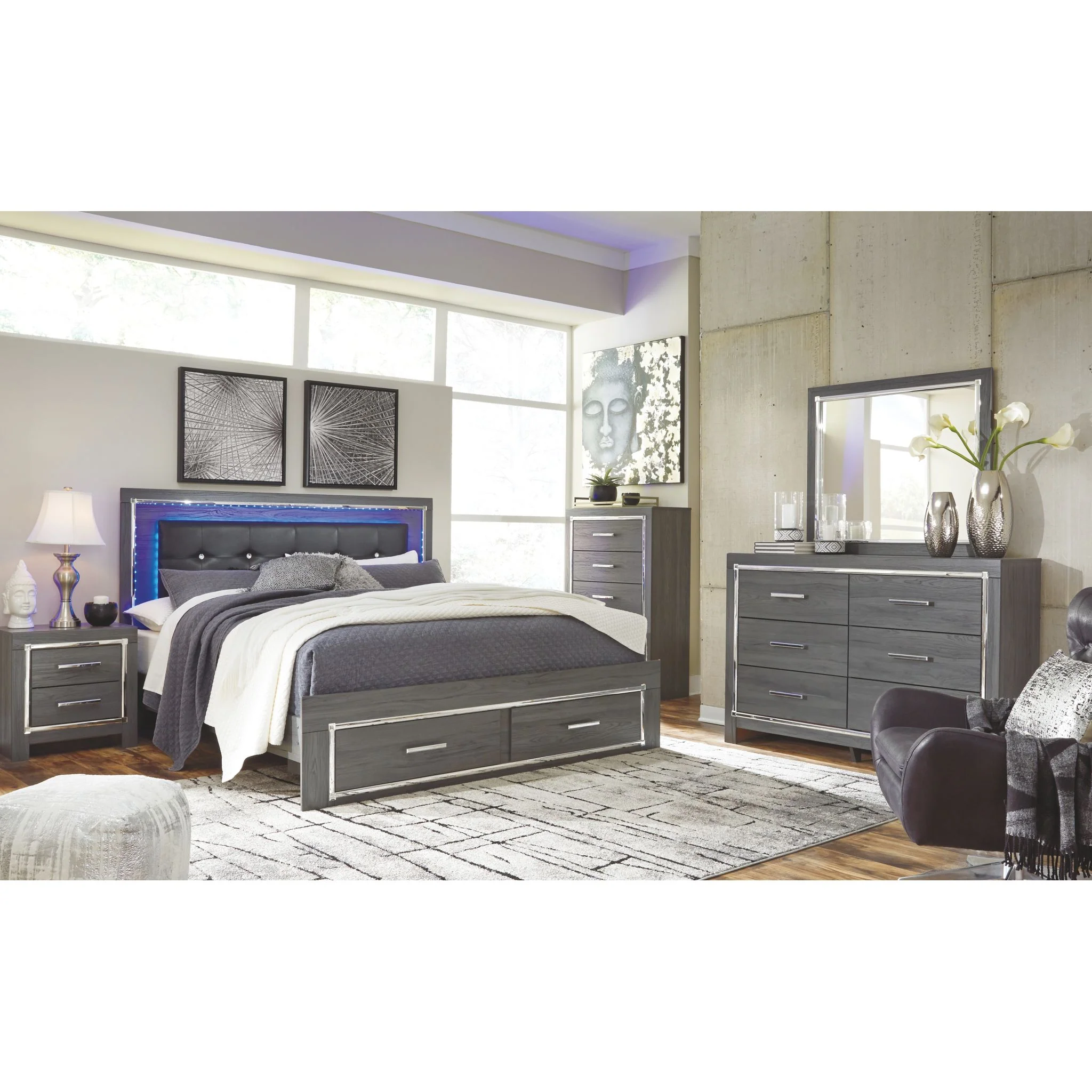 Lodanna Storage Platform Bed - Image 33