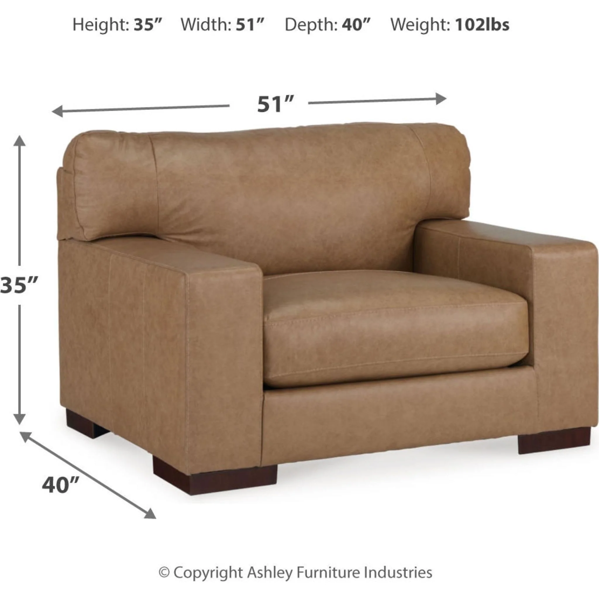 Lombardia Chair and a Half - Image 9