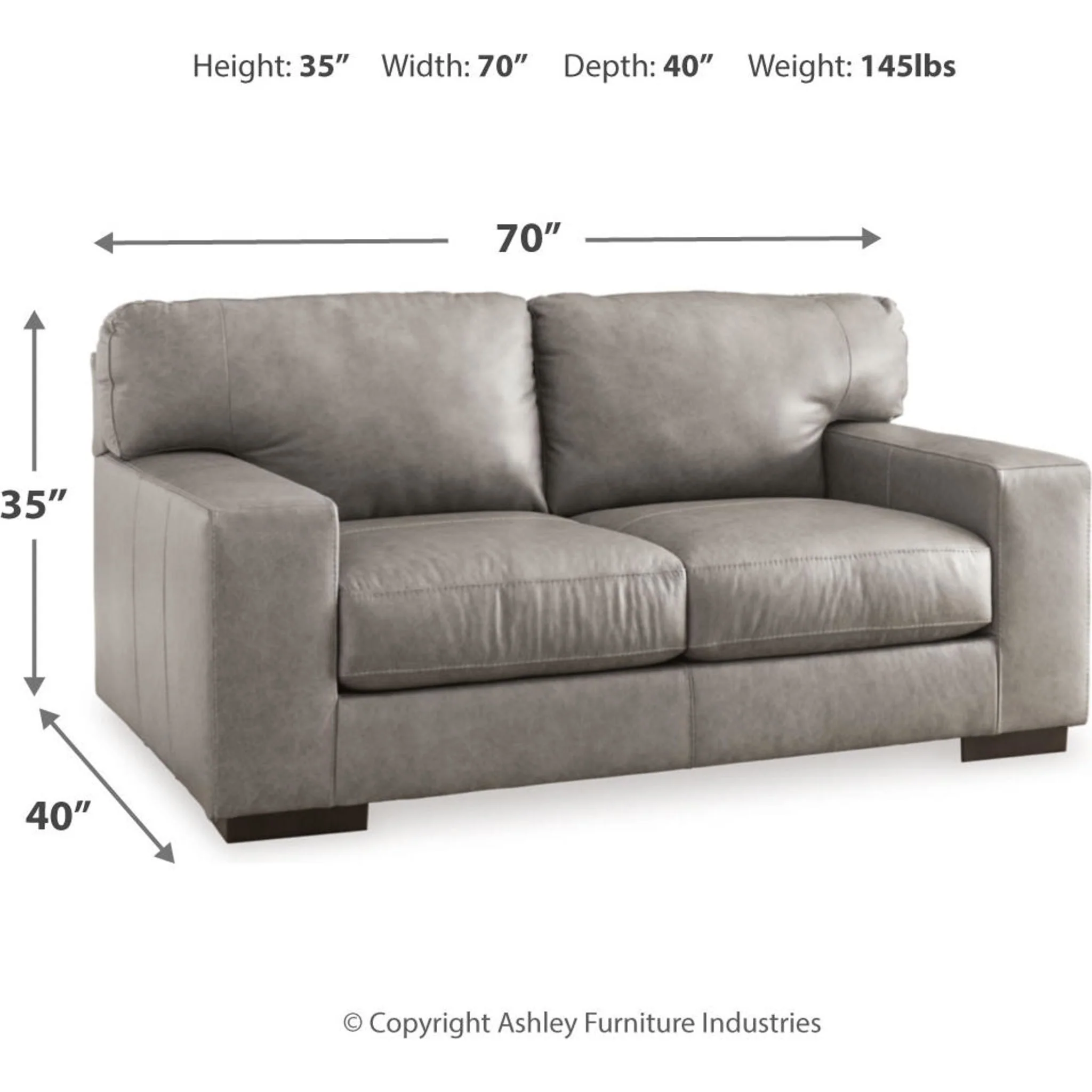 Lombardia-Exclusive Loveseat - Image 4