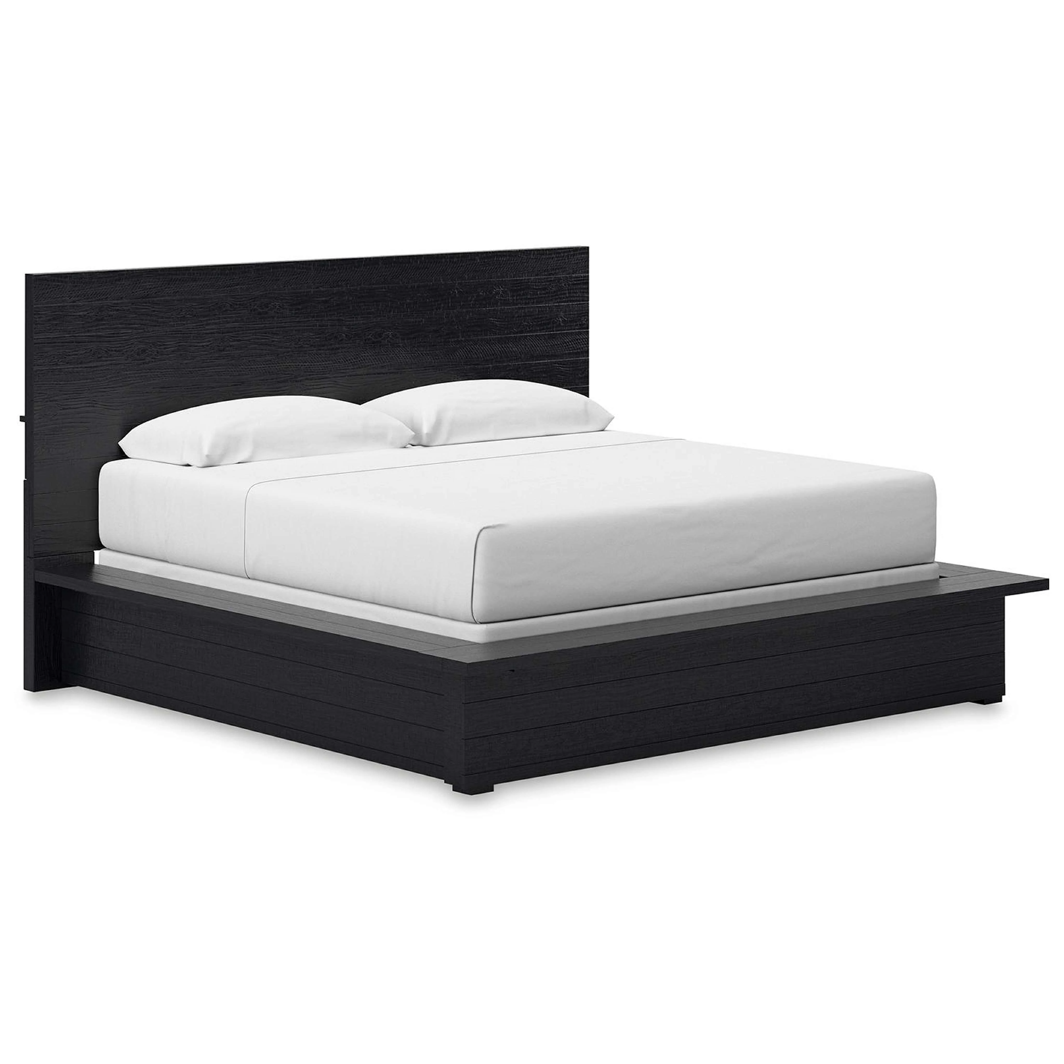 Londer-Exclusive Panel Bed - Black - Image 19