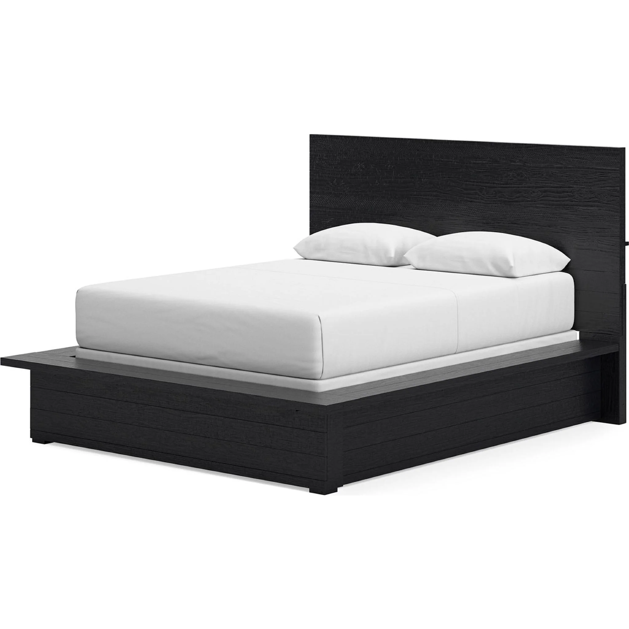 Londer-Exclusive Panel Bed - Black - Image 9