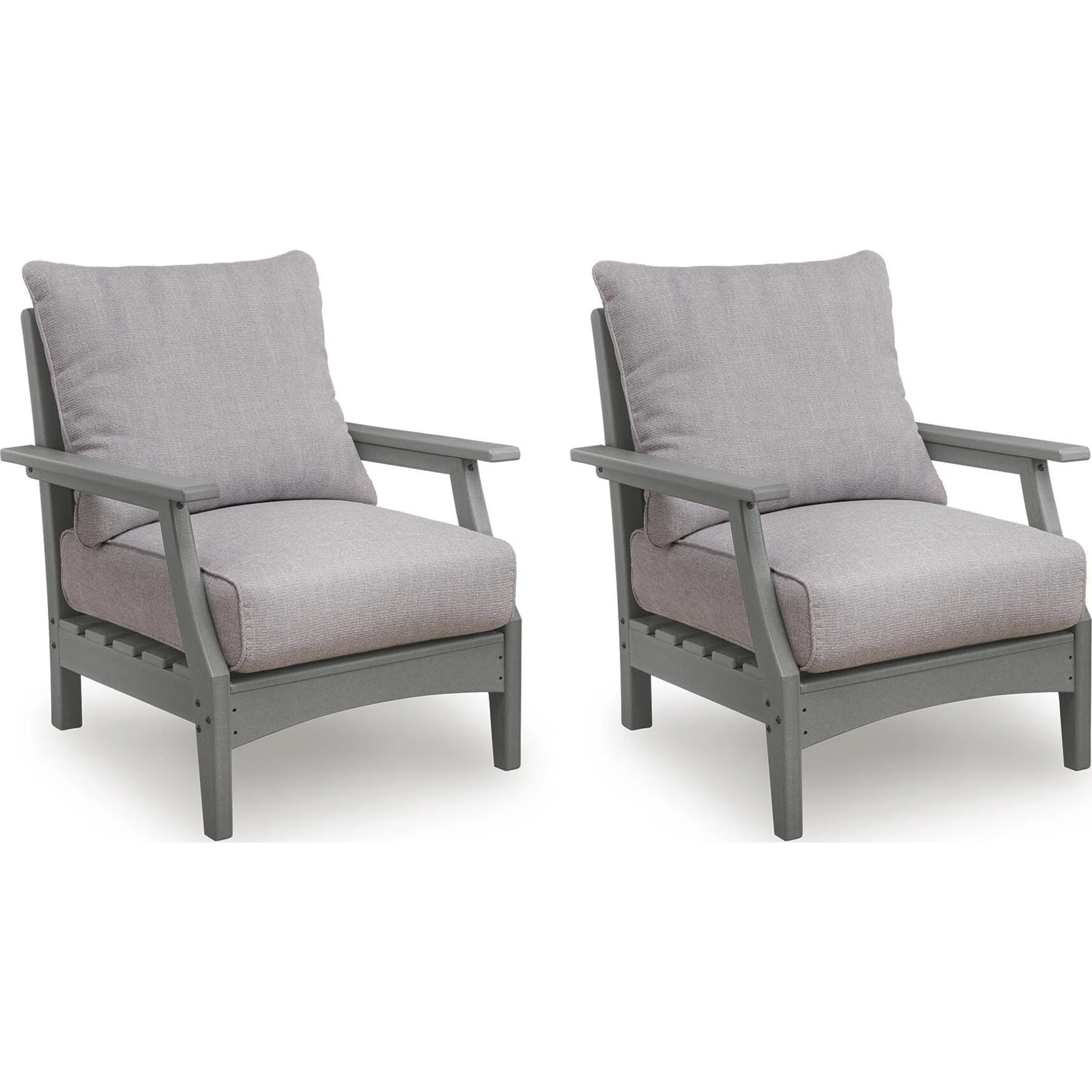 Lone View Bay Outdoor Lounge Chair with Cushion (set of 2) - Image 7