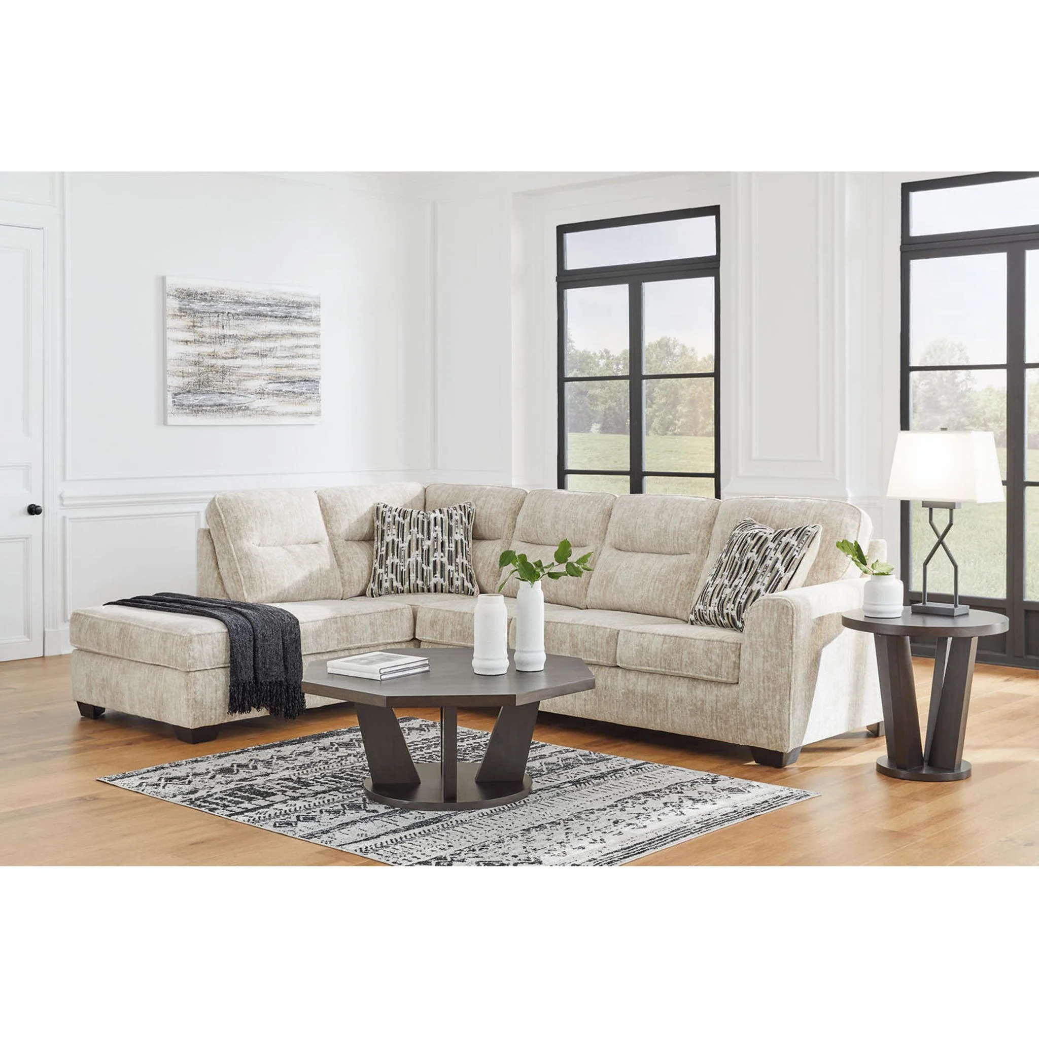 Lonoke 2 Piece Sectional with Chaise - Image 2