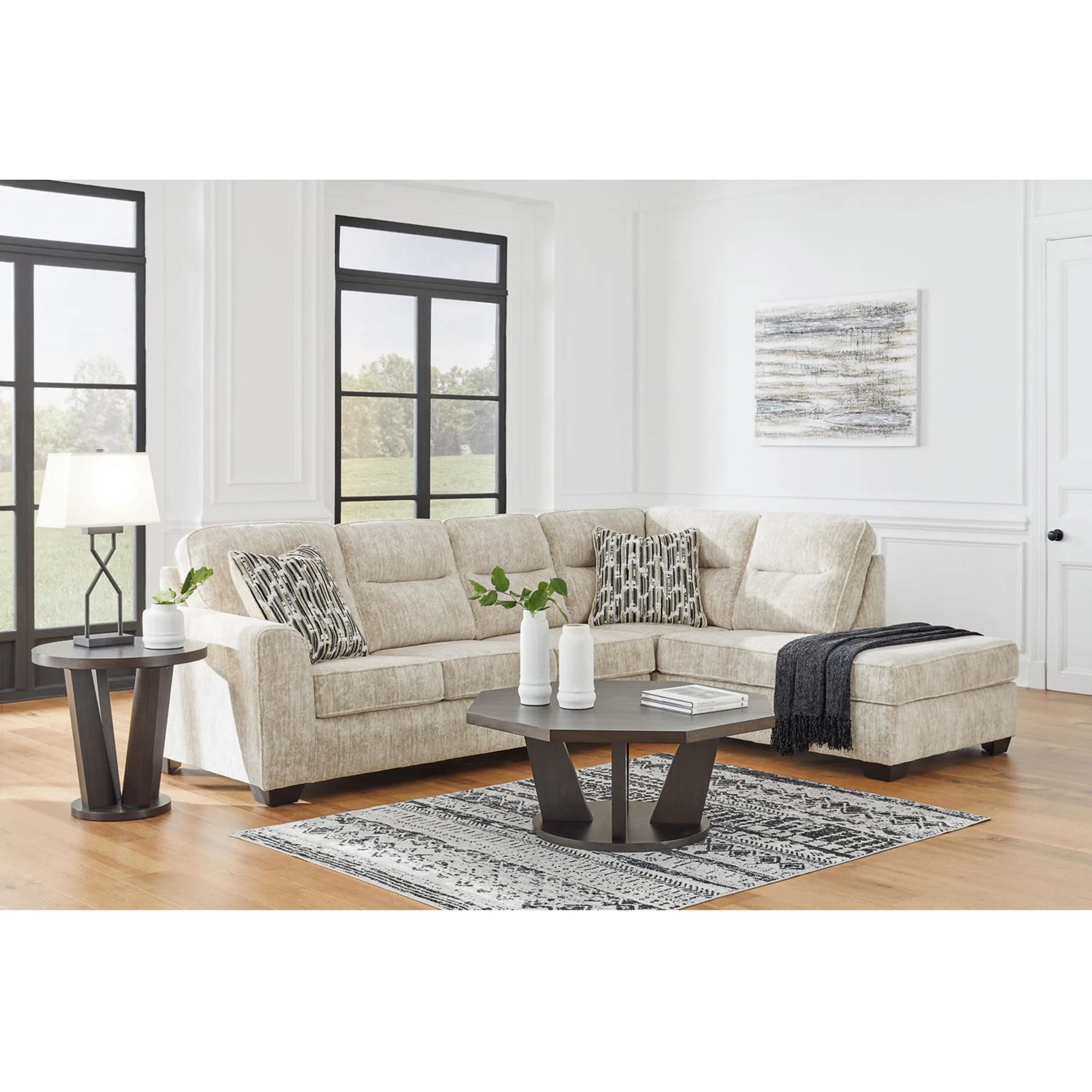 Lonoke 2 Piece Sectional with Chaise - Image 2