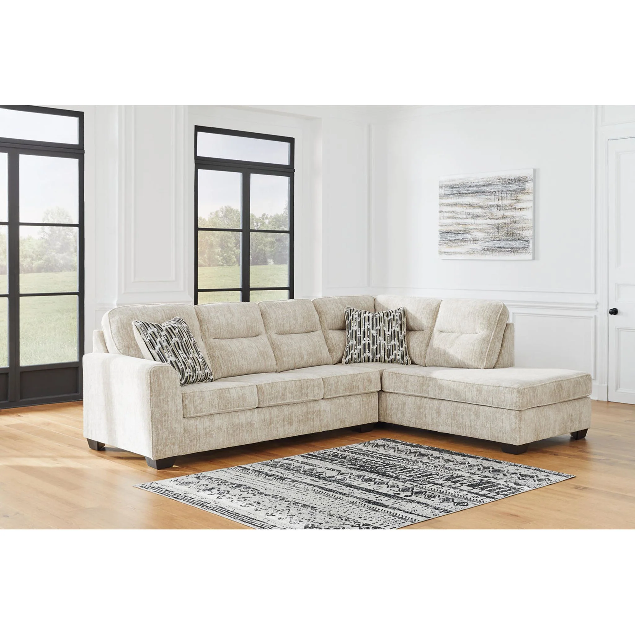 Lonoke 2 Piece Sectional with Chaise - Image 3