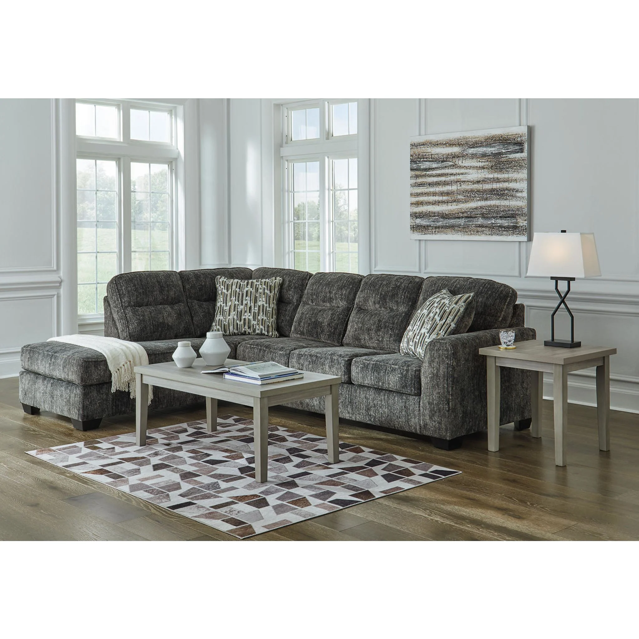 Lonoke 2 Piece Sectional with Chaise - Image 2