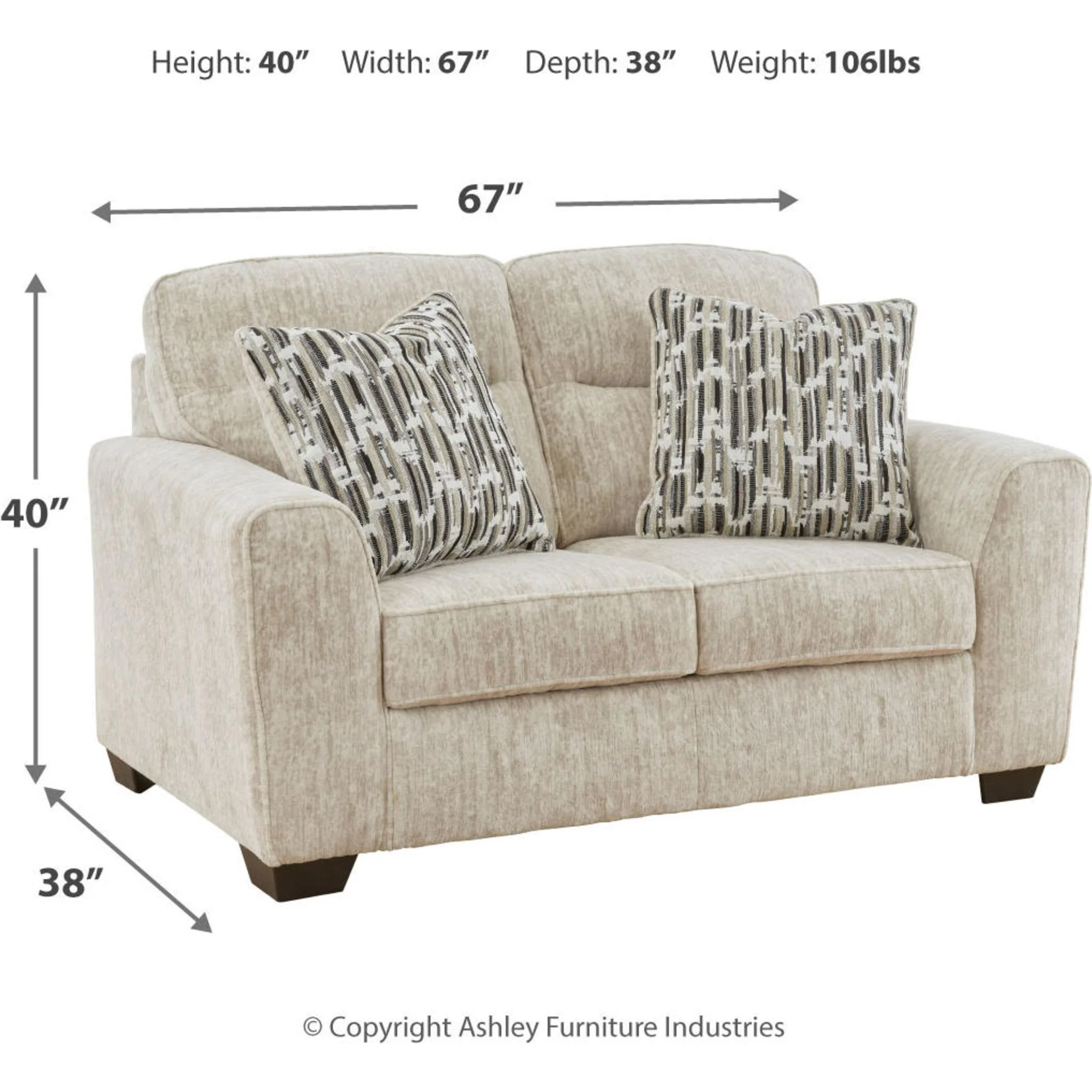Lonoke Loveseat - Image 7