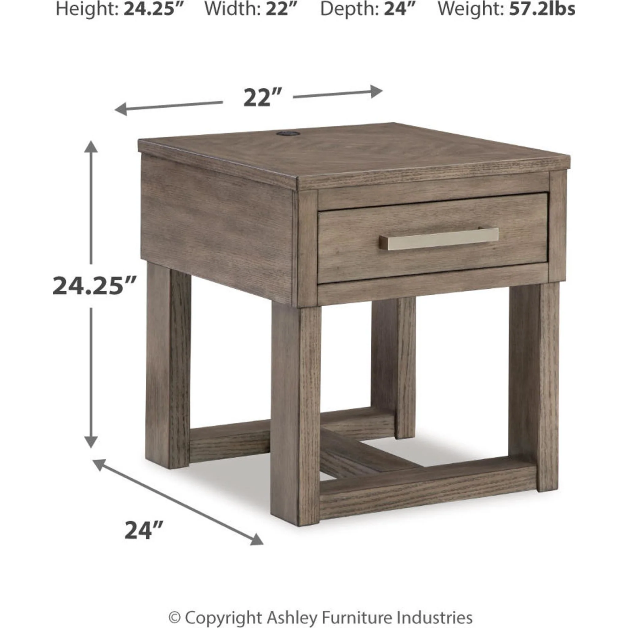 Loyaska End Table - Image 3