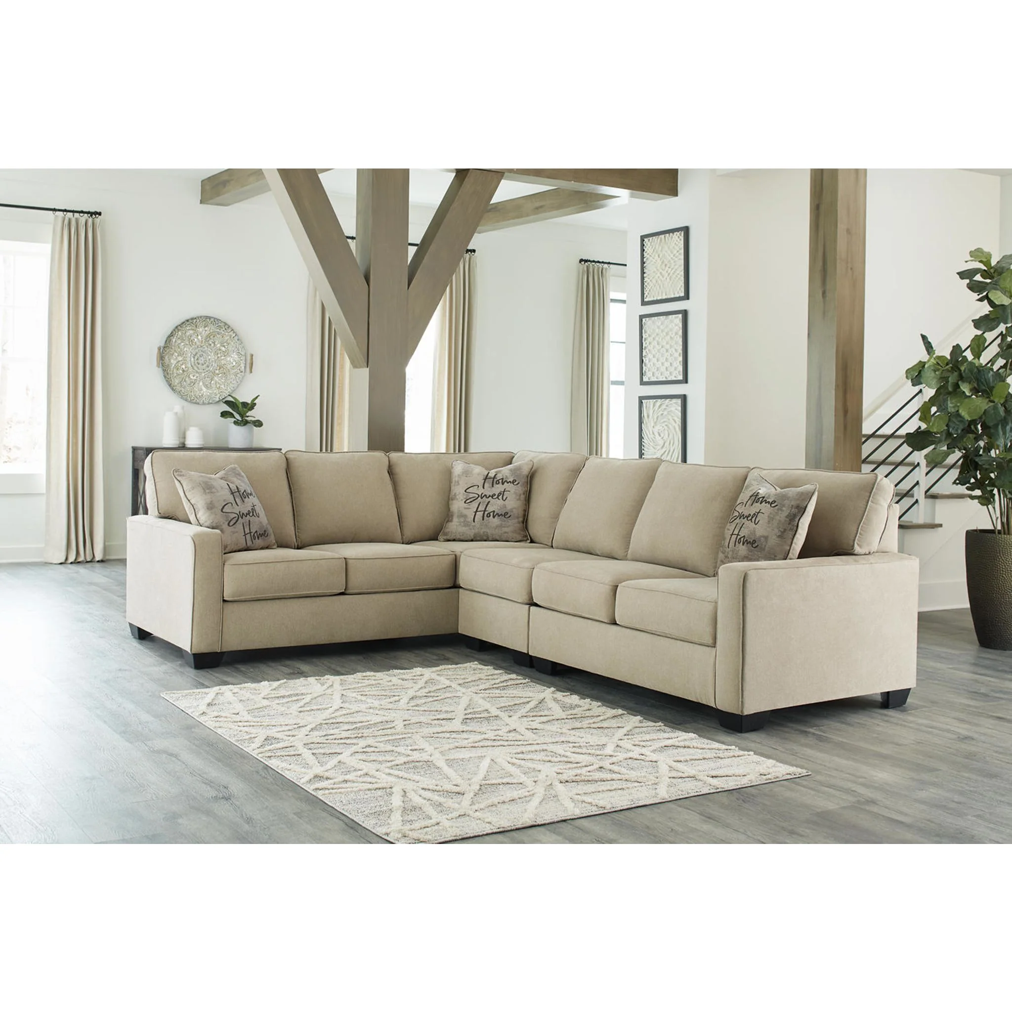 Lucina 3 Piece Sectional - Image 5