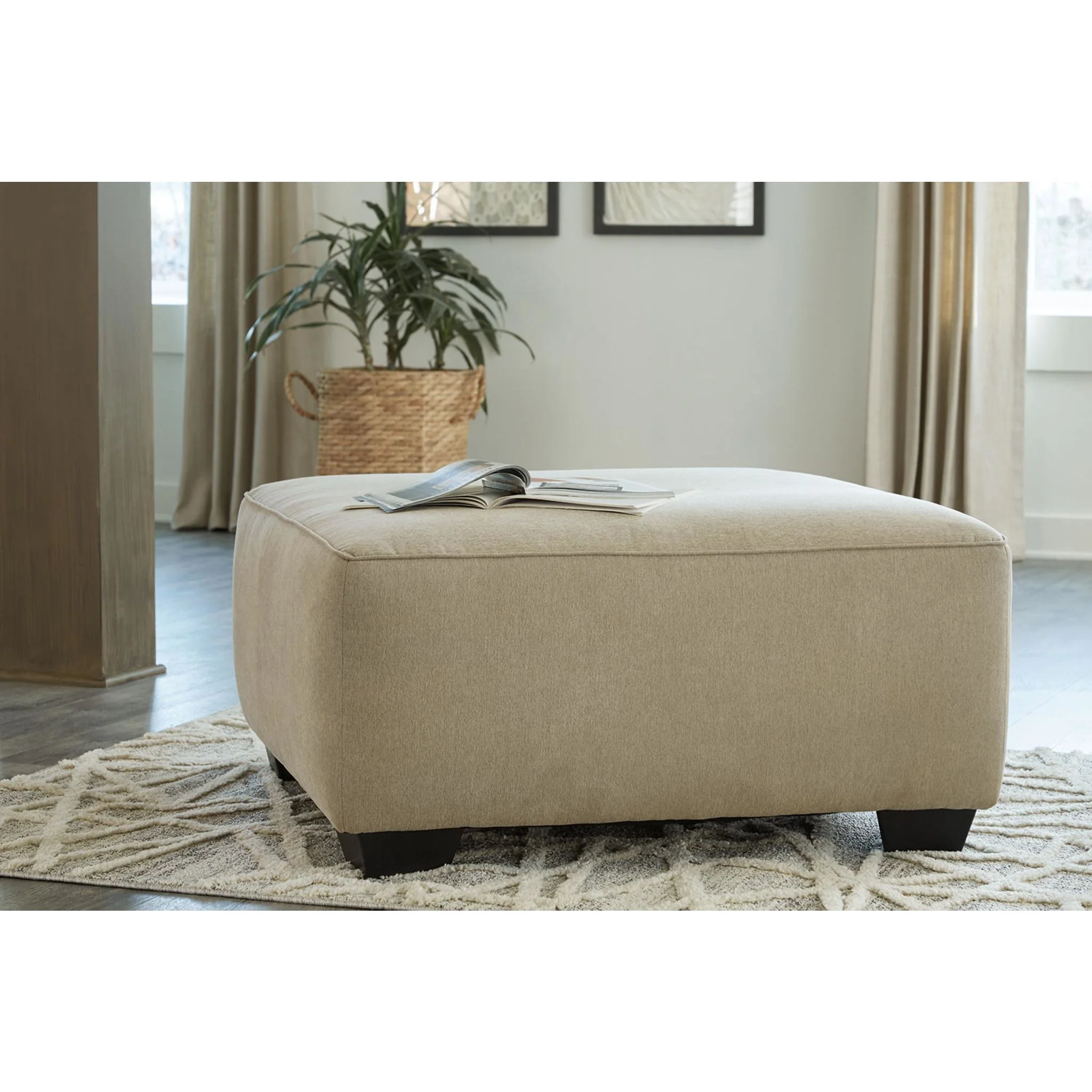 Lucina Oversized Accent Ottoman - Image 2