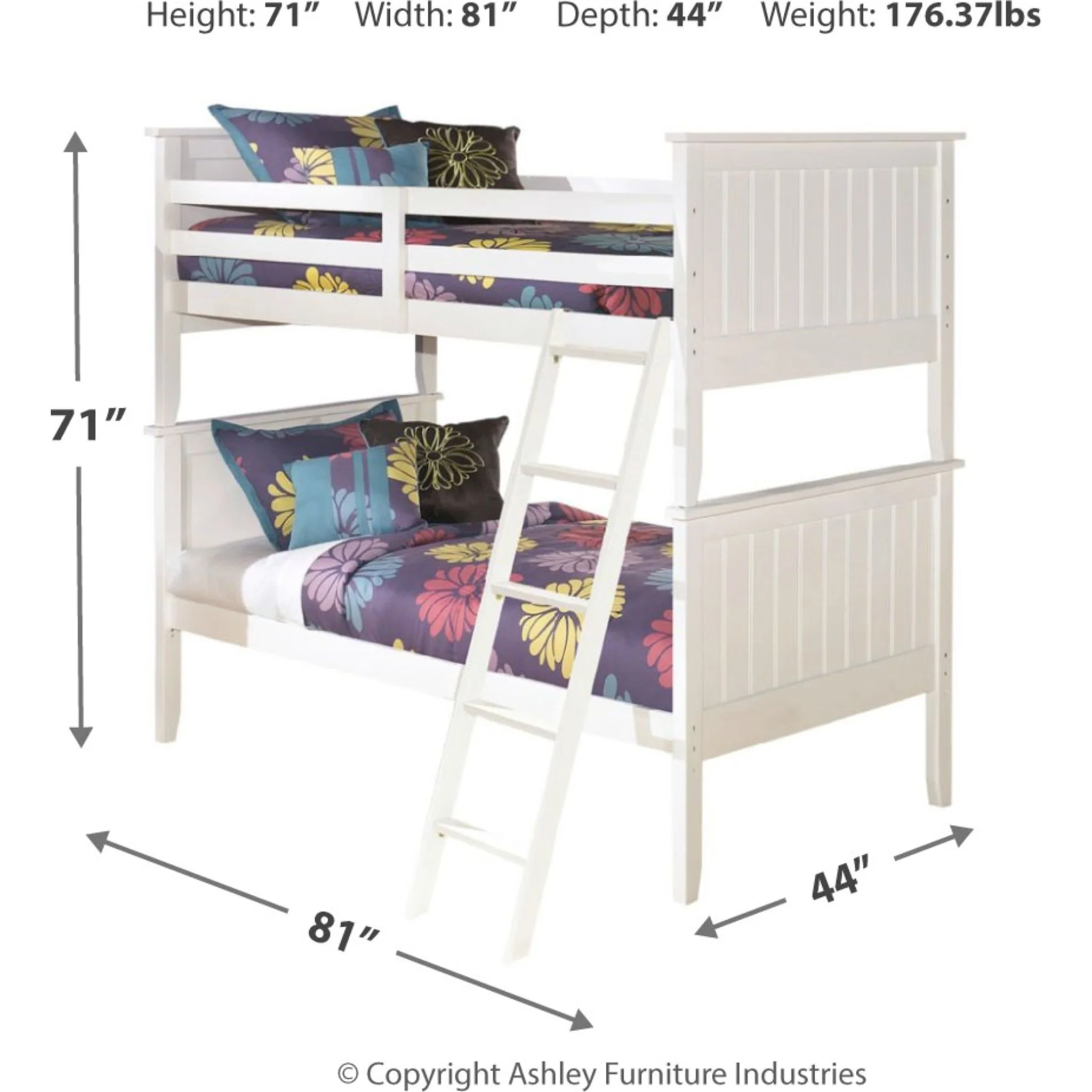 Lulu Twin Bunk Bed - Image 10