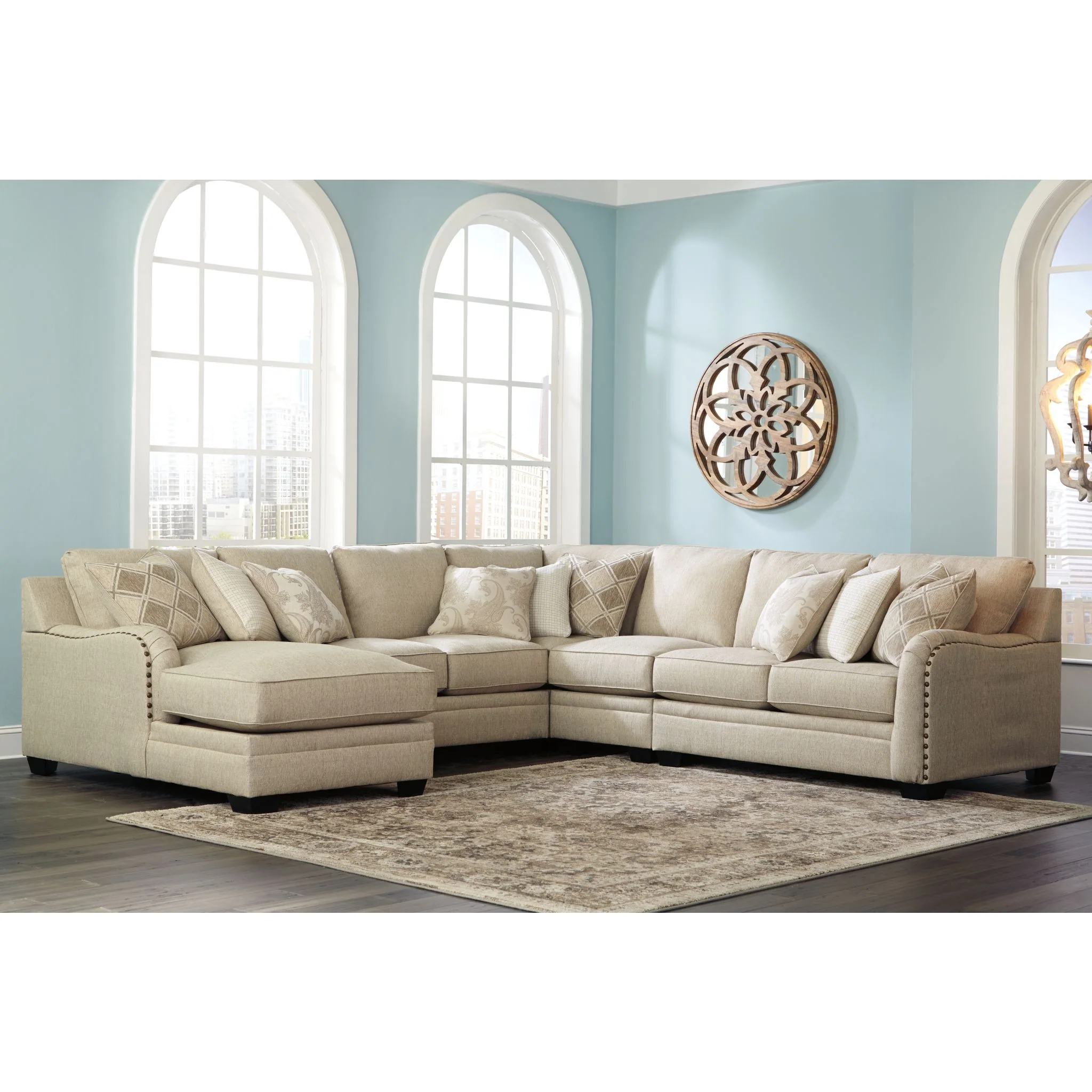 Luxora-Exclusive 5 Piece Sectional with Chaise - Image 6