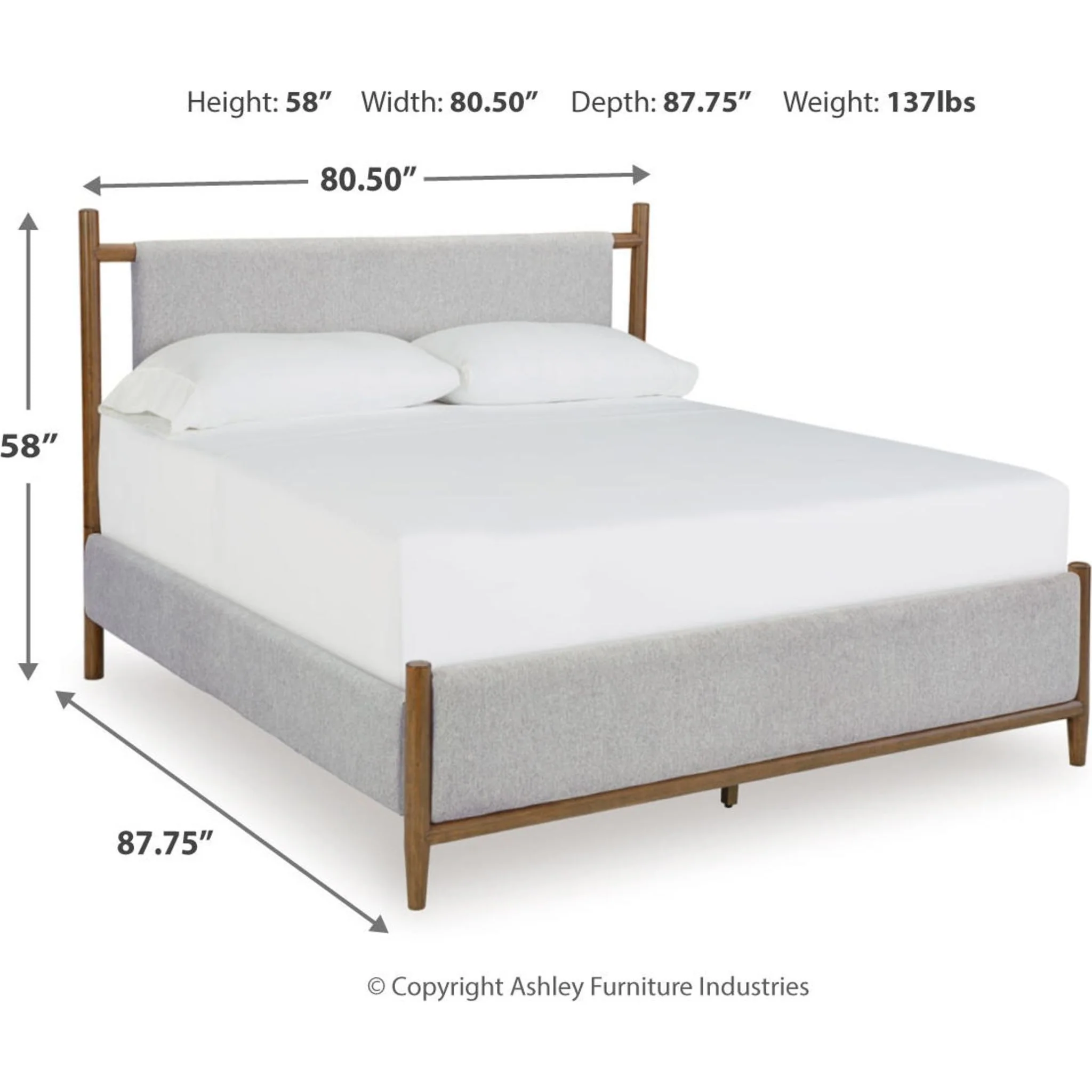 Lyncott Upholstered Bed - Image 32