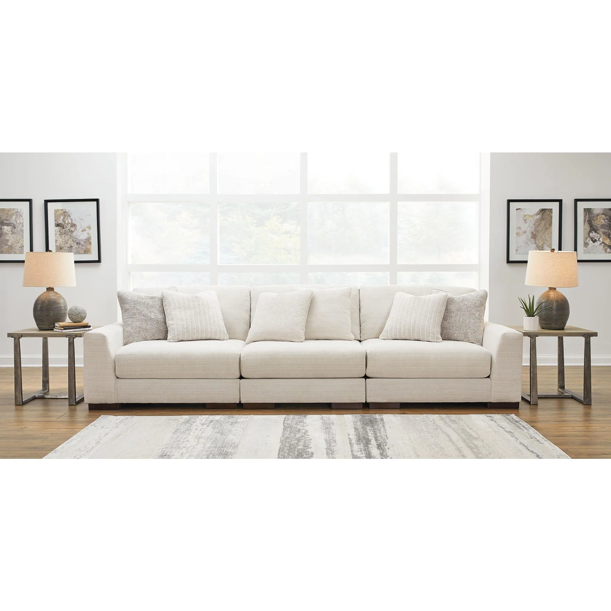 Lyndeboro-Exclusive 3 Piece Modular Sectional - Image 4