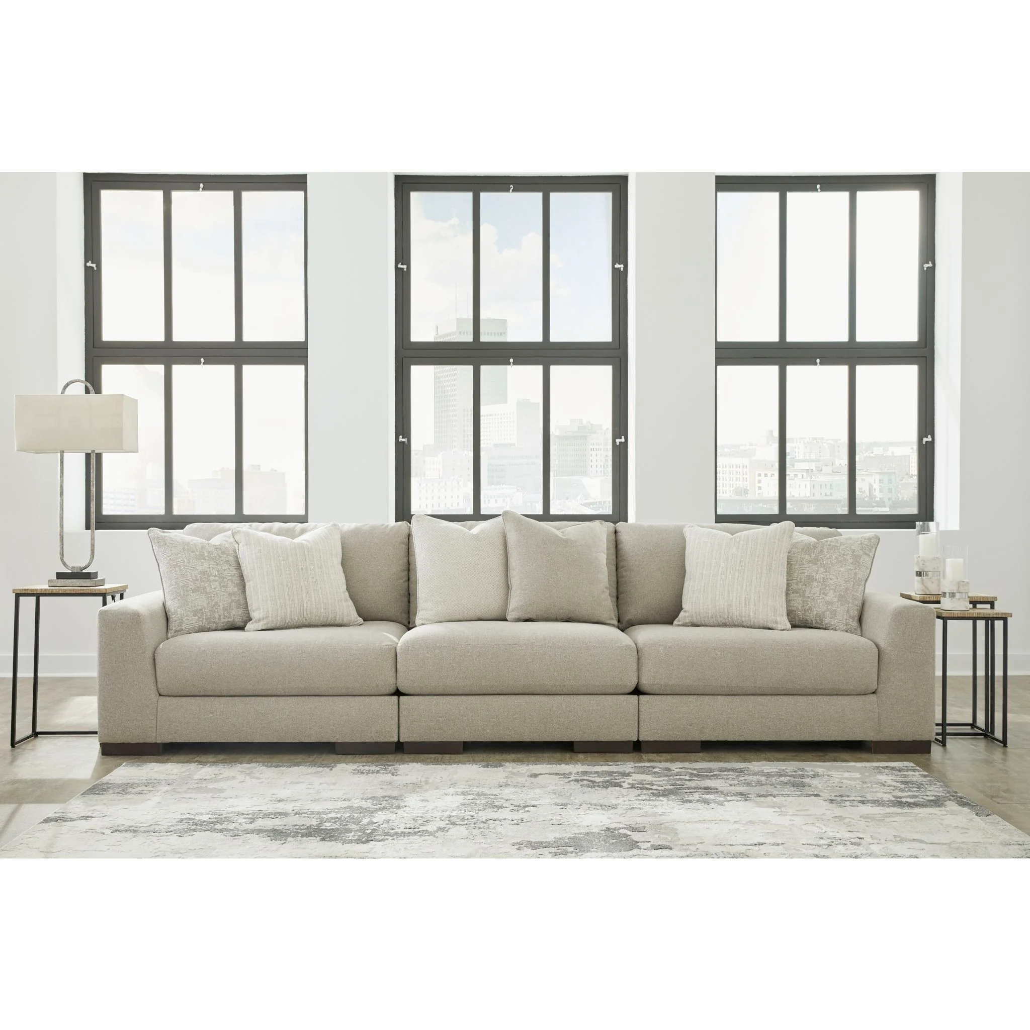 Lyndeboro-Exclusive 3 Piece Modular Sectional - Image 2