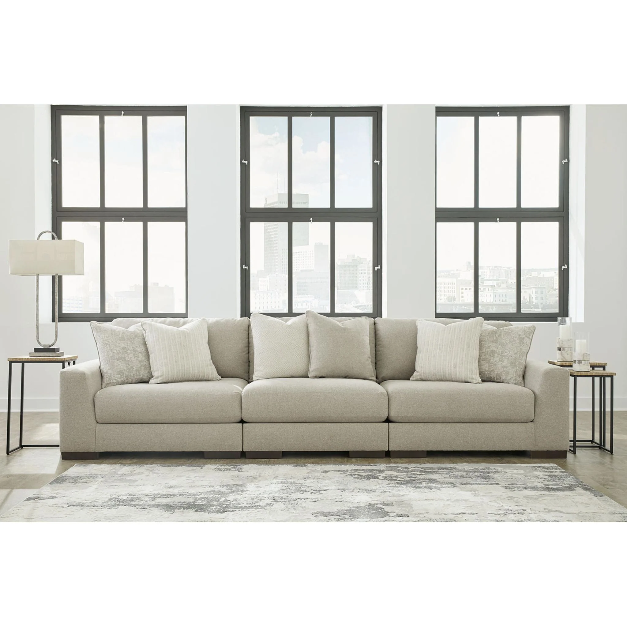 Lyndeboro-Exclusive 3 Piece Modular Sectional - Image 5