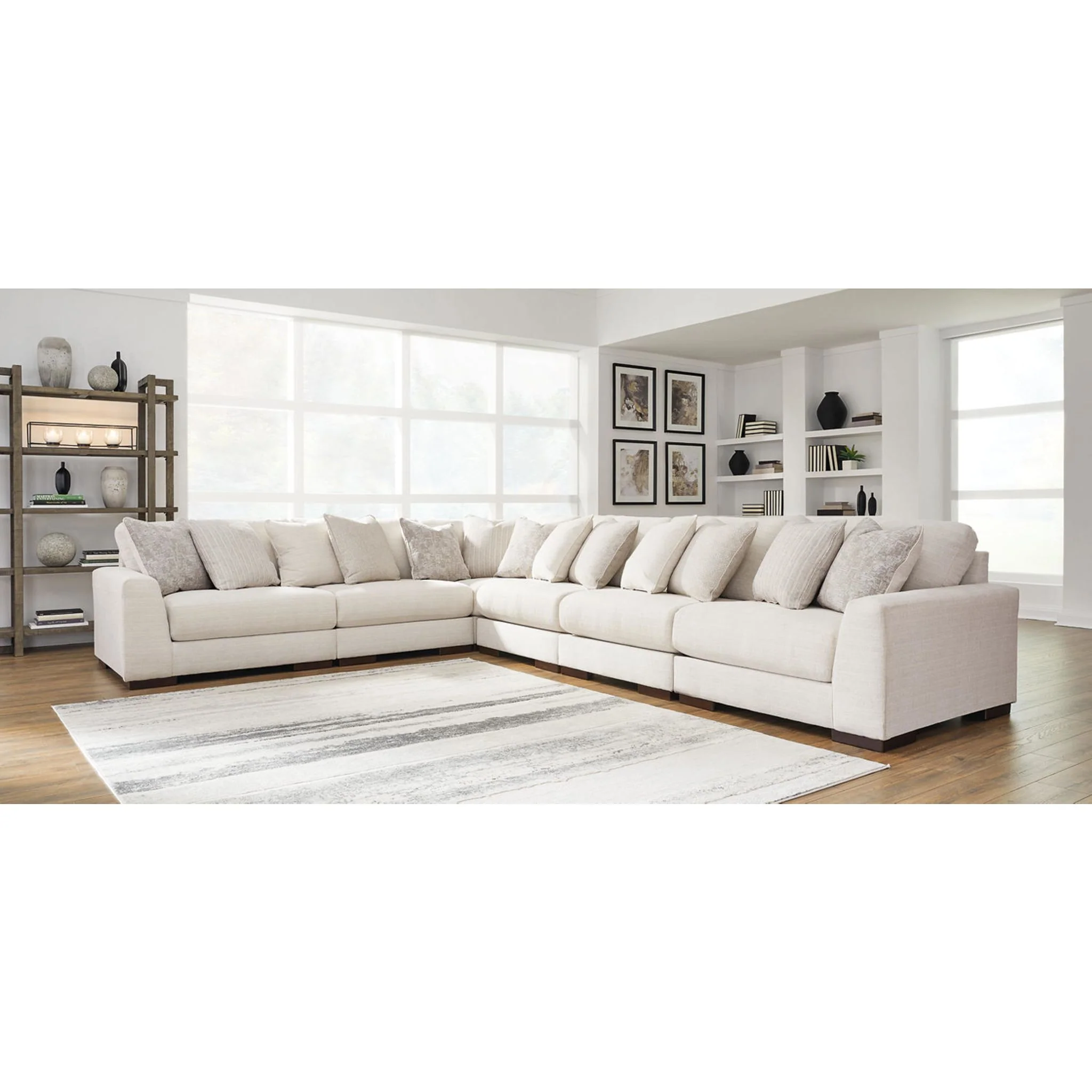 Lyndeboro-Exclusive 6 Piece Modular Sectional - Image 12