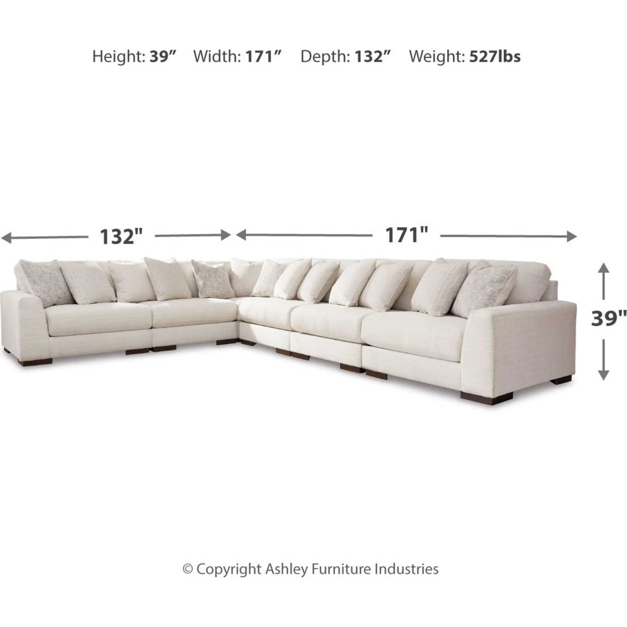 Lyndeboro-Exclusive 6 Piece Modular Sectional - Image 14