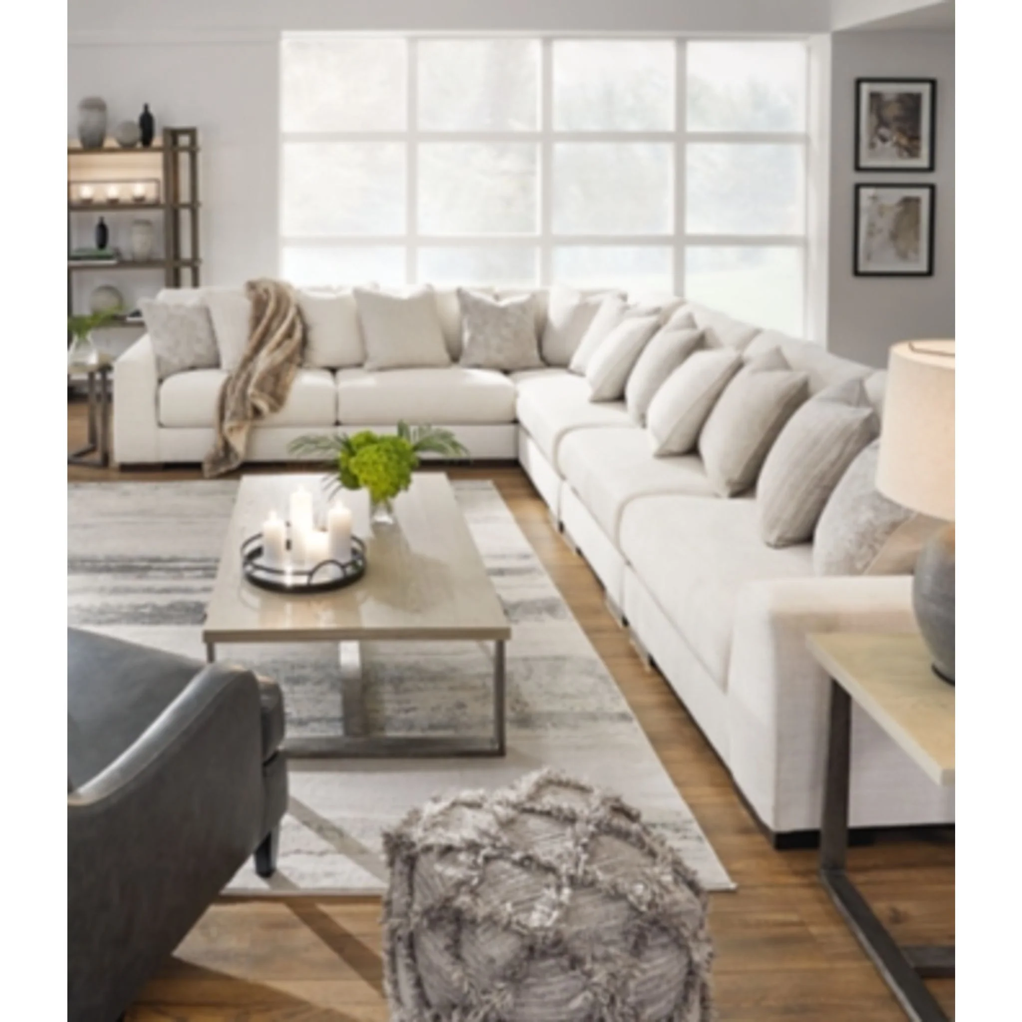 Lyndeboro-Exclusive 6 Piece Modular Sectional - Image 7