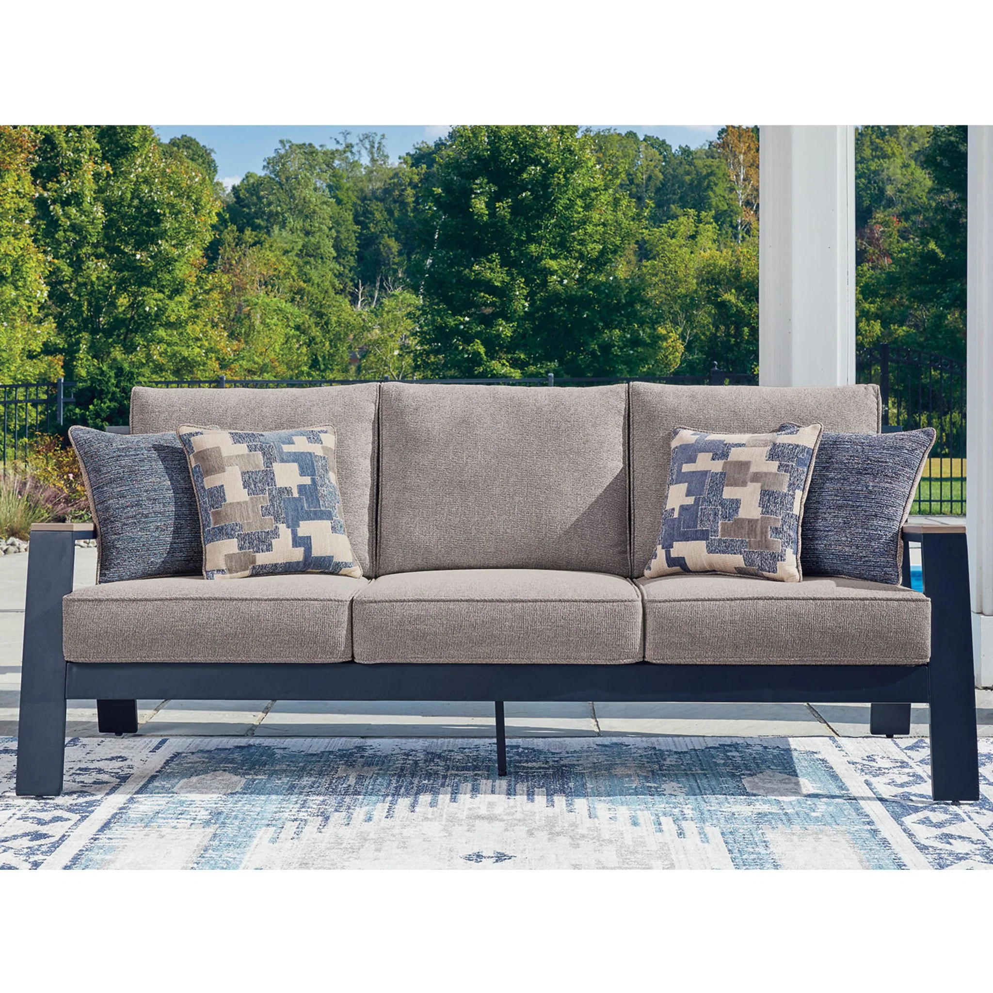 Mabry Shores Outdoor Sofa with Cushion - Image 2