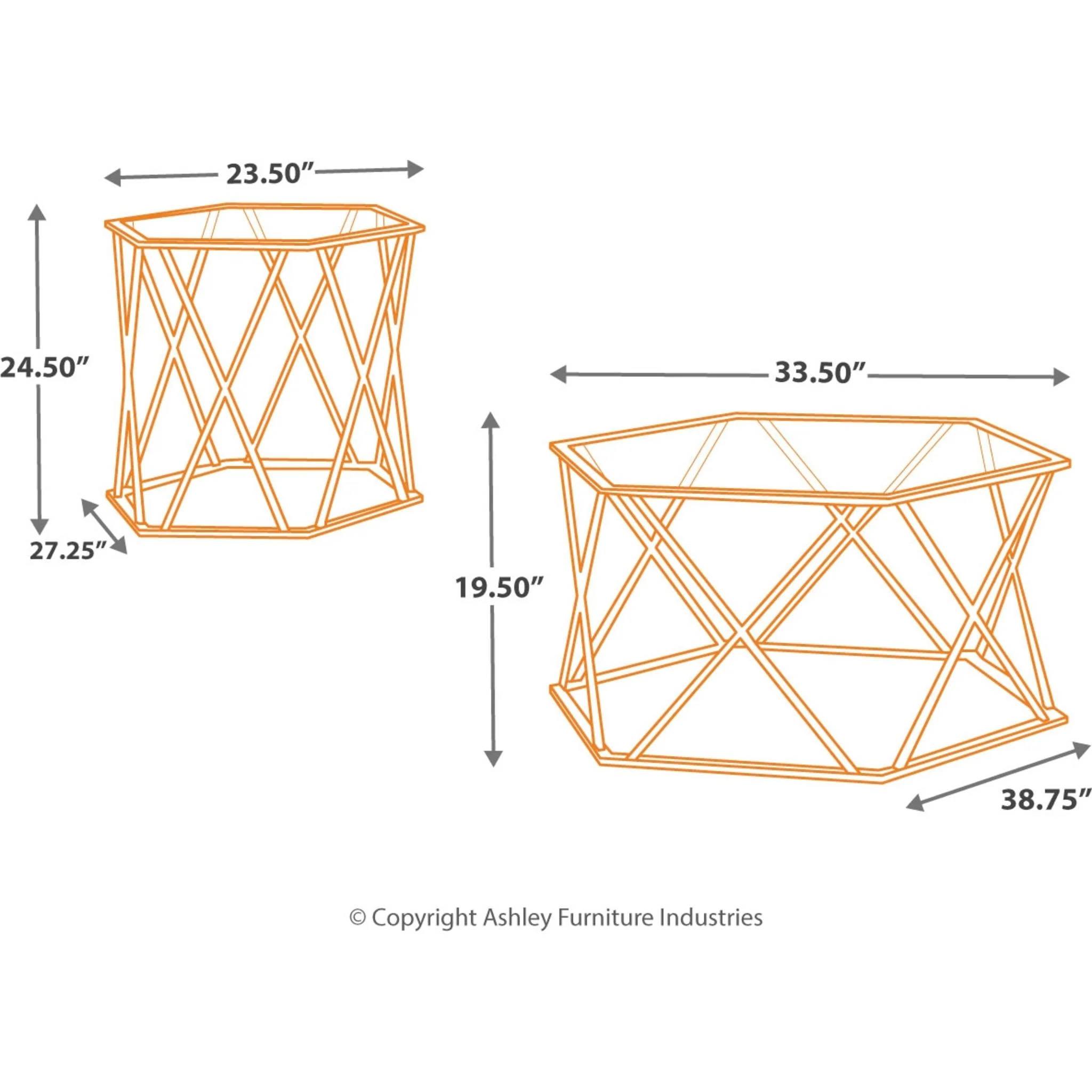 Madanere Occasional Table Set (set of 3) - Image 3
