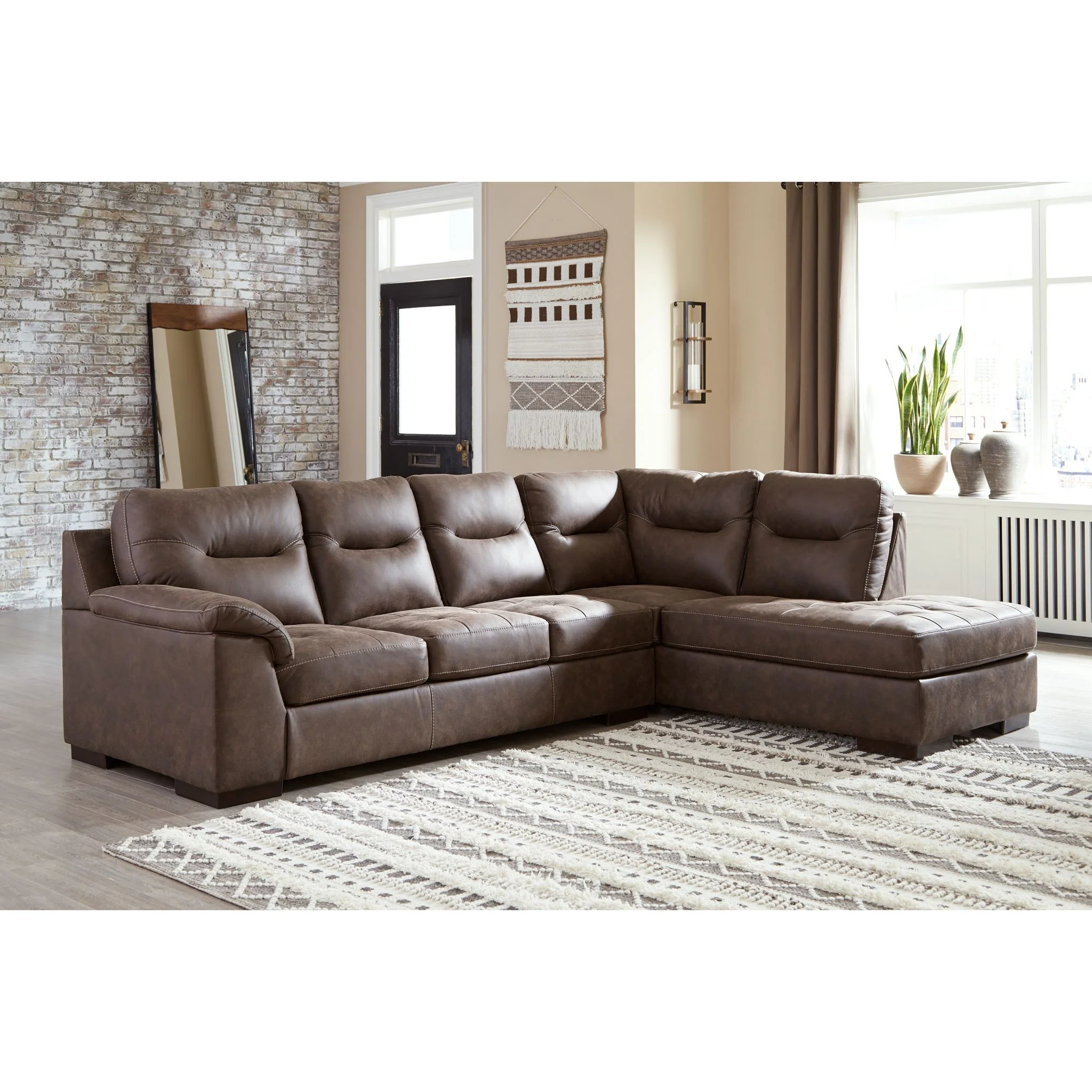 Maderla 2 Piece Sectional with Chaise - Image 2