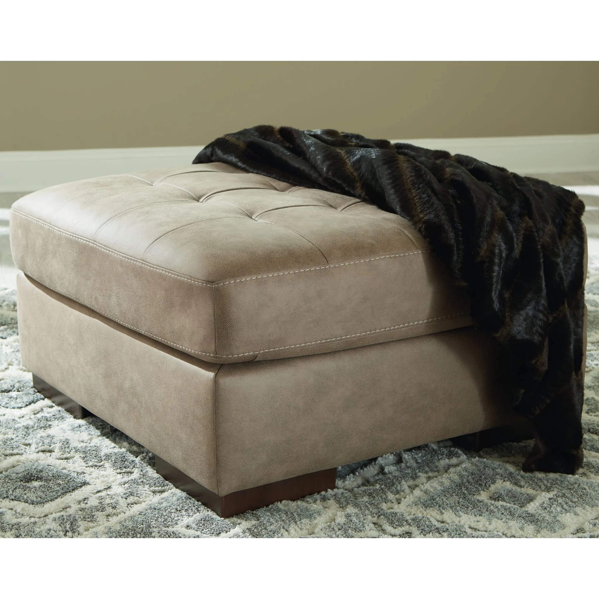 Maderla Oversized Accent Ottoman - Image 2