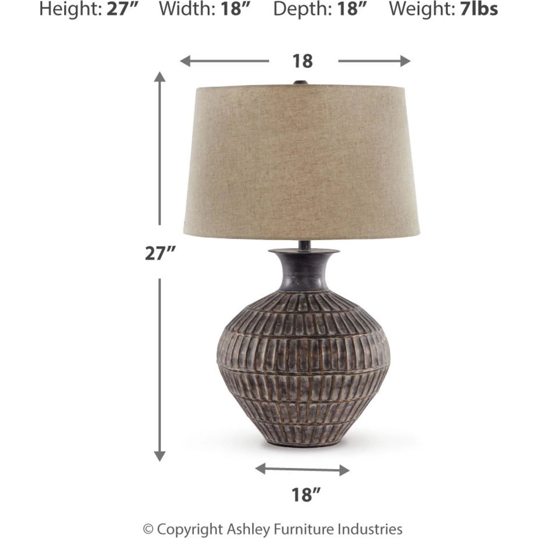 Magan Table Lamp (Single) - Image 8