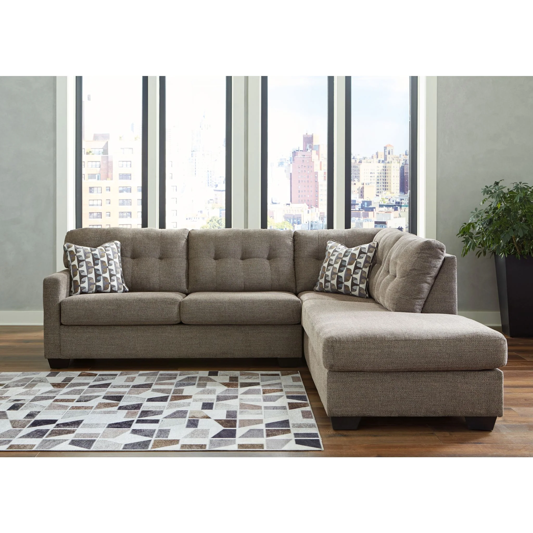 Mahoney 2 Piece Sectional with Chaise - Image 9