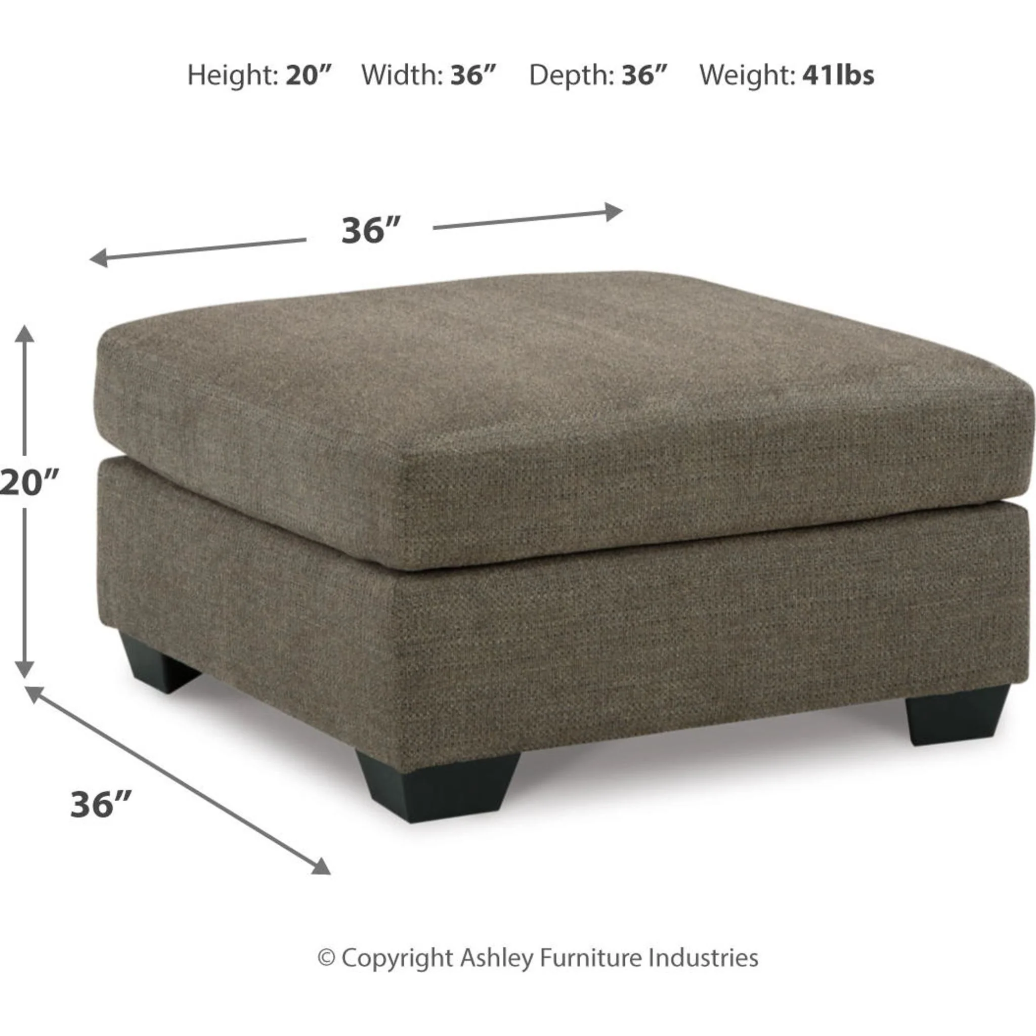Mahoney Oversized Accent Ottoman - Image 15