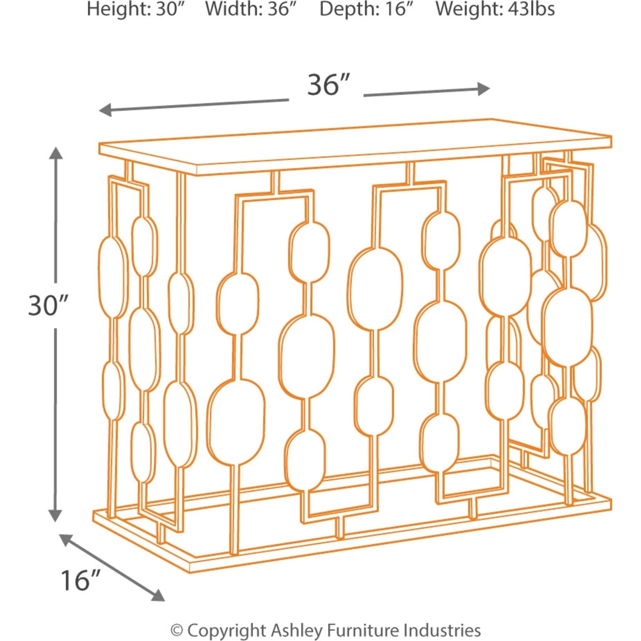 Majaci Console Table - Image 4