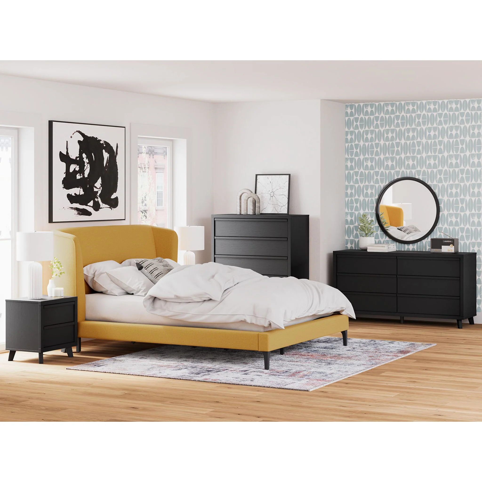Maloken-Exclusive Upholstered Bed - Image 14