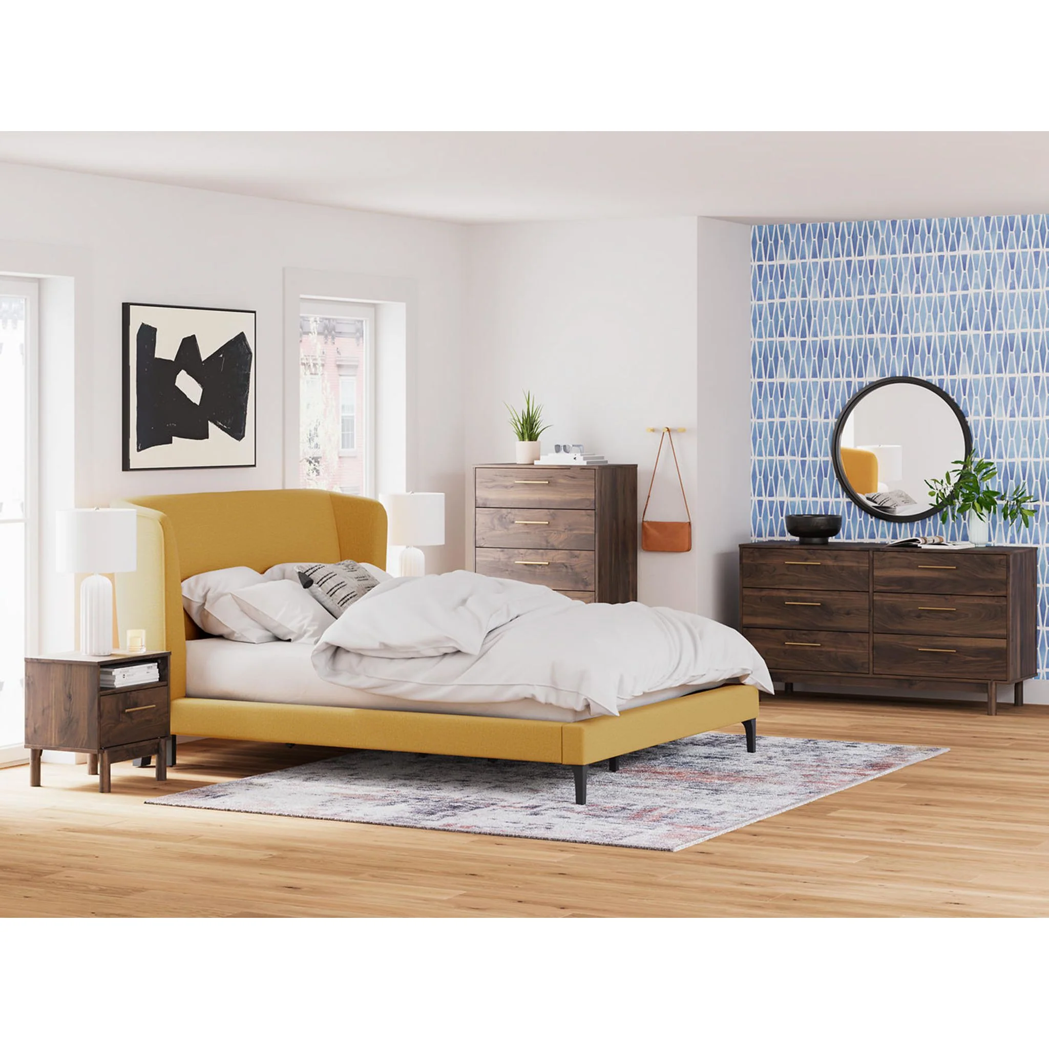 Maloken-Exclusive Upholstered Bed - Image 16