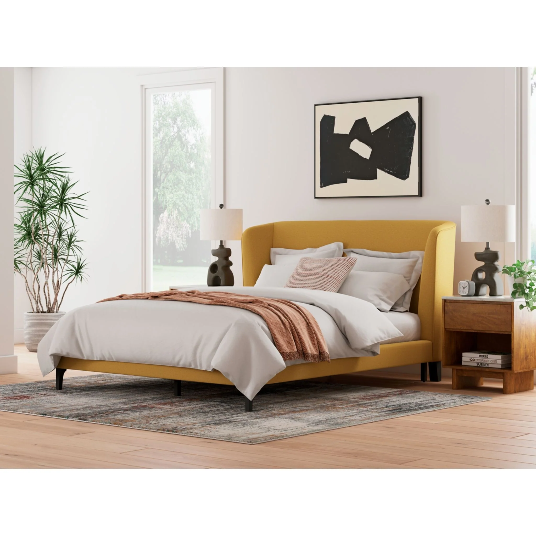 Maloken-Exclusive Upholstered Bed - Image 2