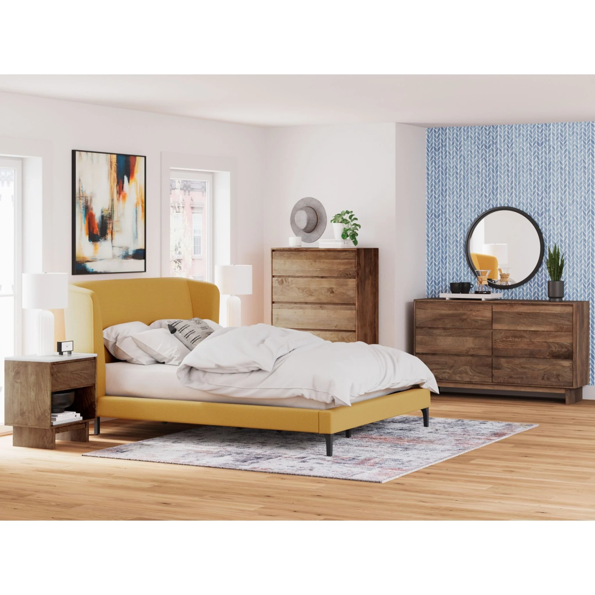 Maloken-Exclusive Upholstered Bed - Image 3