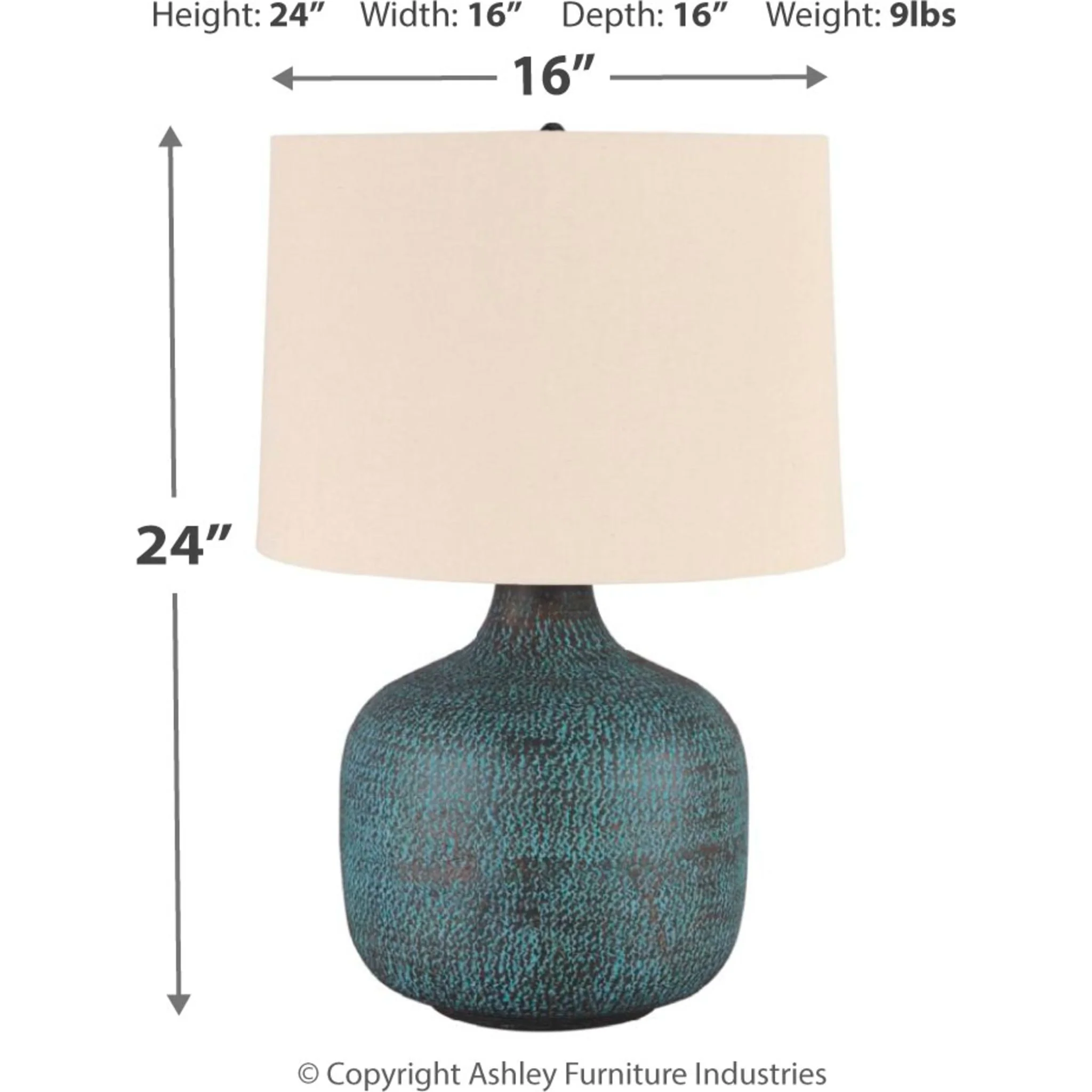 Malthace Table Lamp (Single) - Image 4