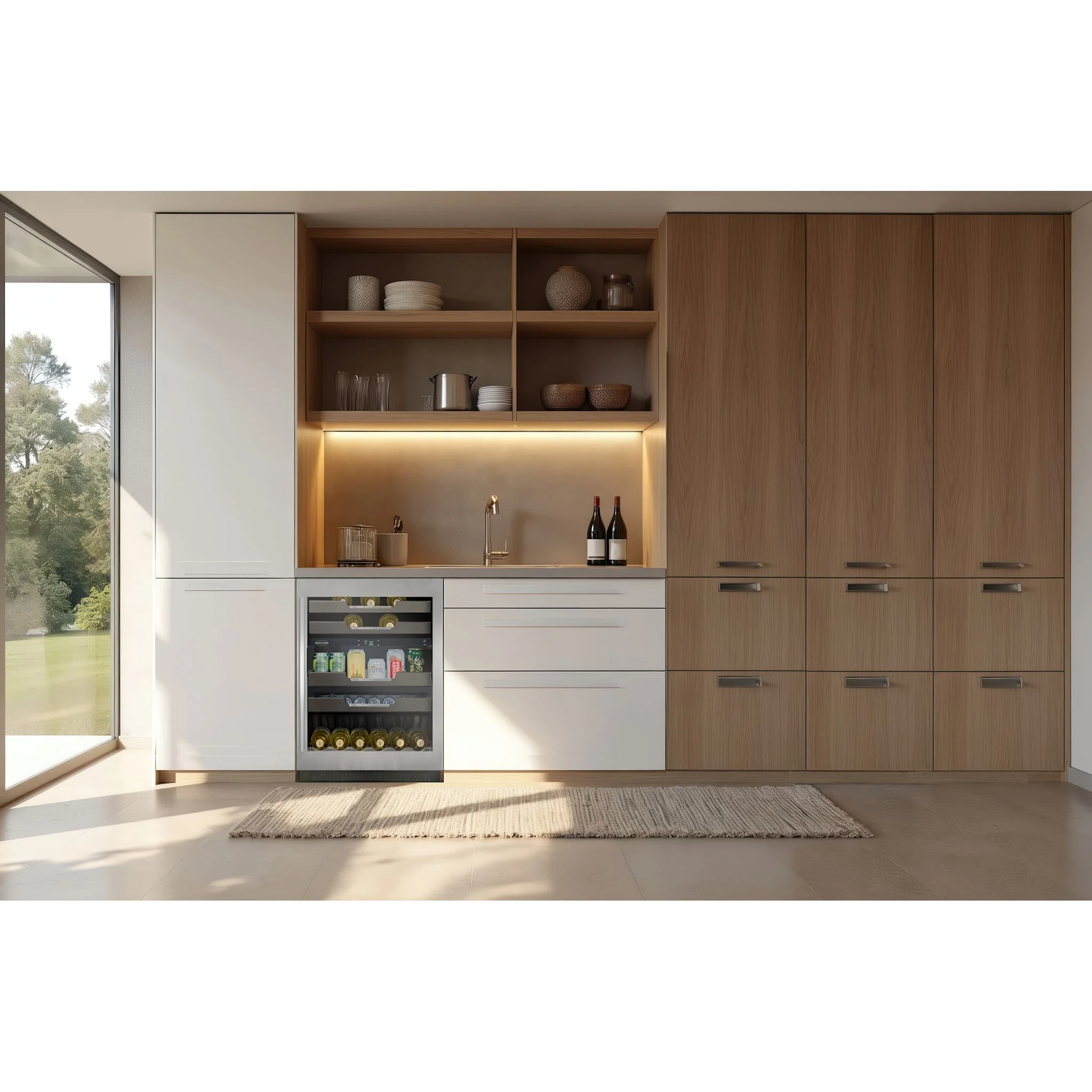 Marathon 24" Dual Zone Stainless Steel Wine & Beverage Cooler - Stainless Steel (M4-D250SS) - Image 5