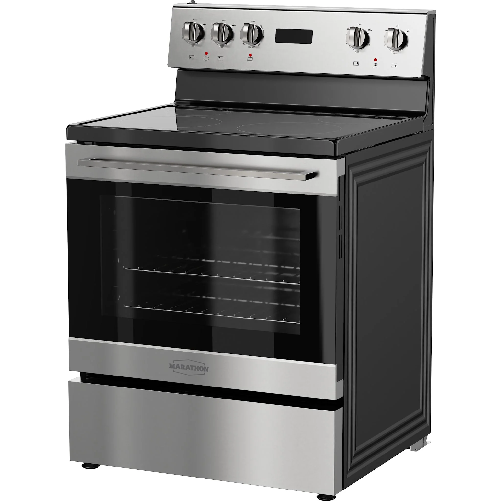 Marathon 30" Stainless Steel Glass Top Range - Stainless Steel (MER3070SS) - Image 2