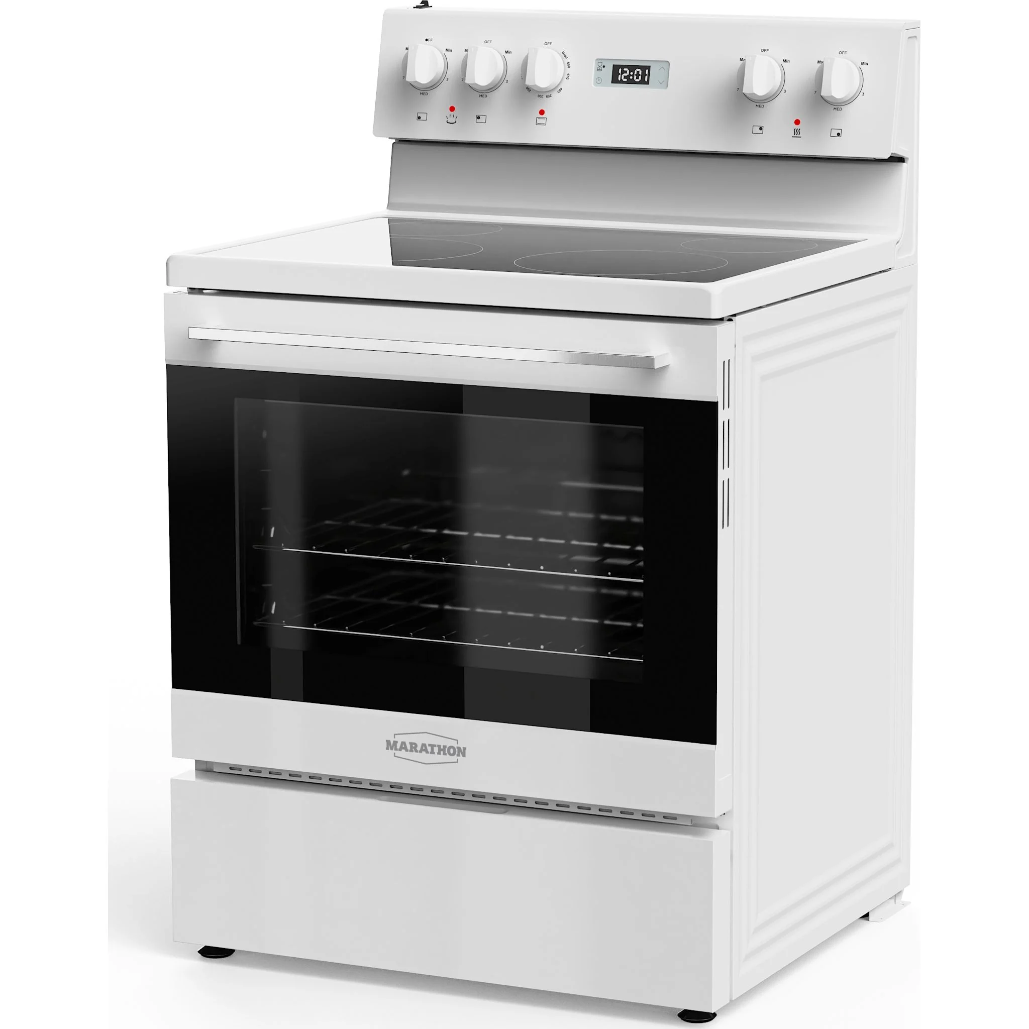 Marathon 30" White Glass Top Range - White (MER3070W) - Image 2
