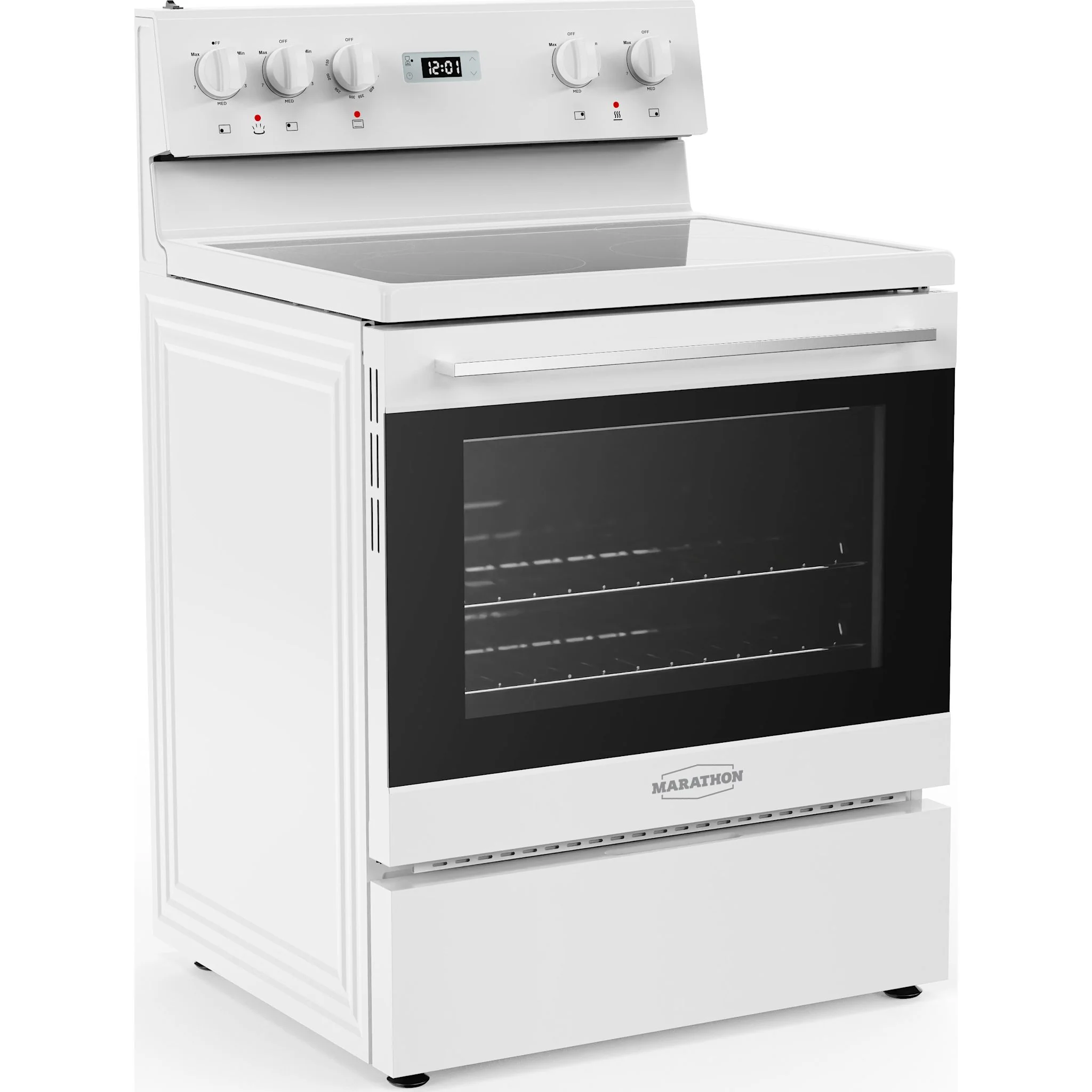 Marathon 30" White Glass Top Range - White (MER3070W) - Image 3