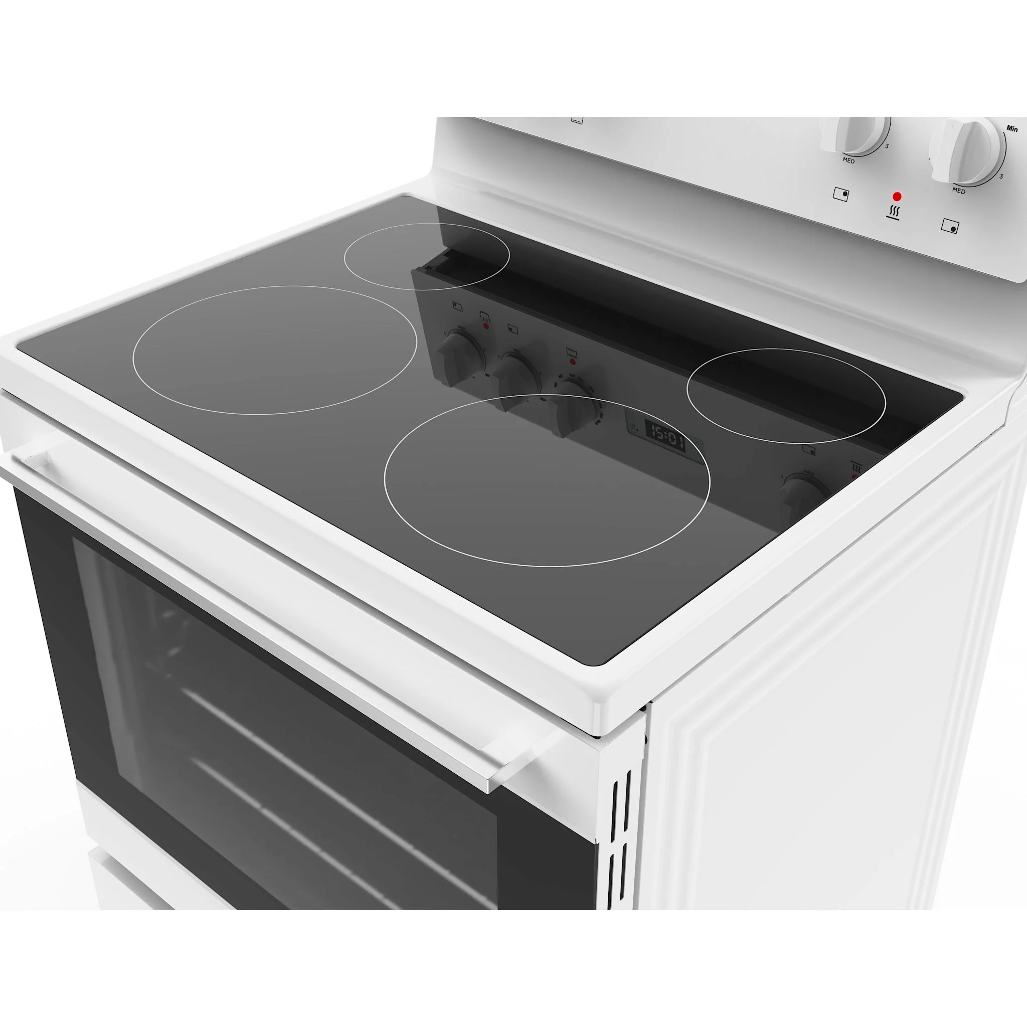 Marathon 30" White Glass Top Range - White (MER3070W) - Image 4