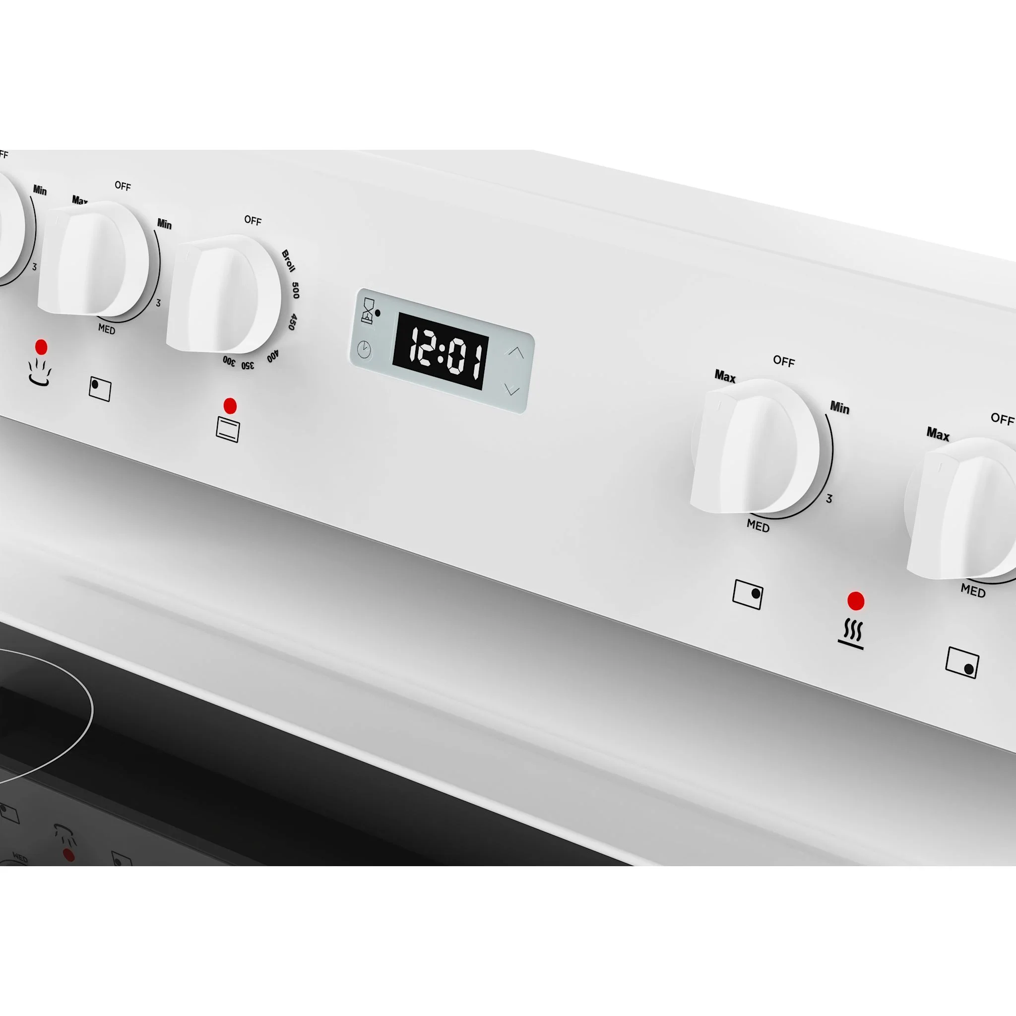 Marathon 30" White Glass Top Range - White (MER3070W) - Image 9