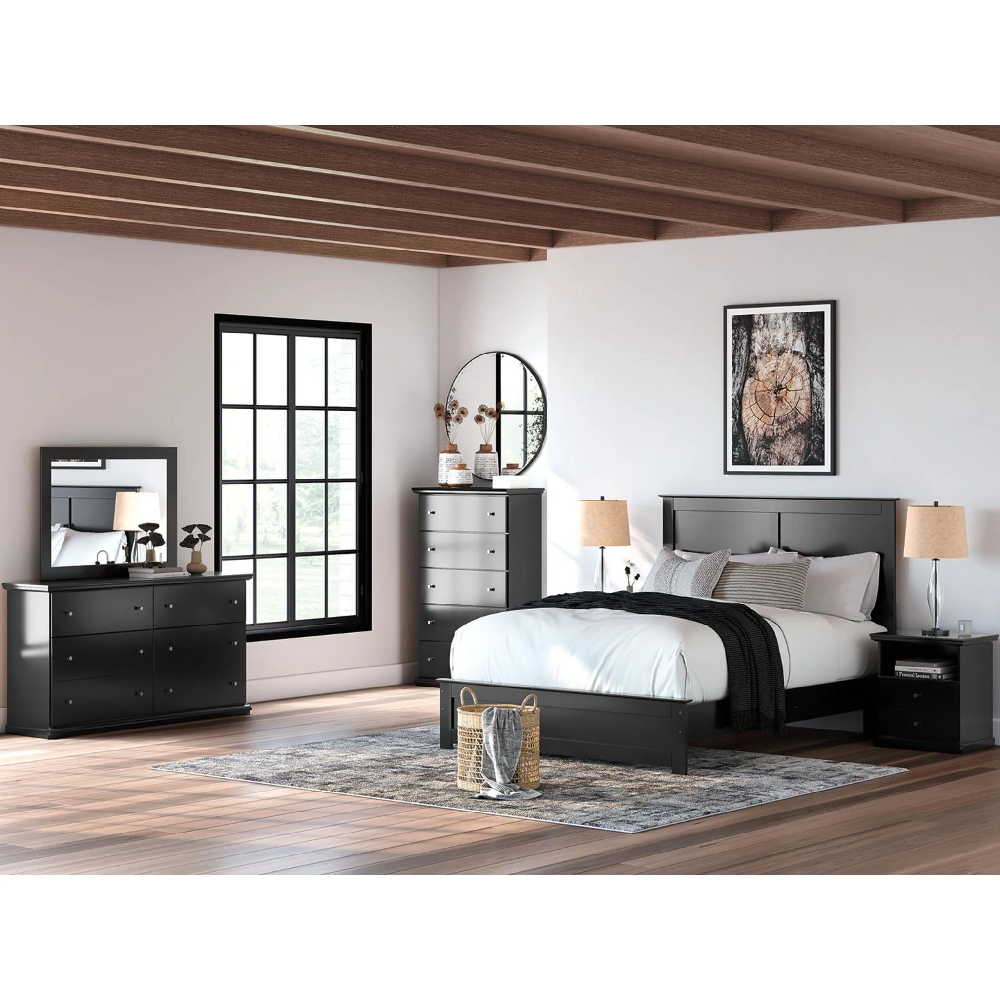 Maribel 5 Piece Panel Bedroom - Image 21