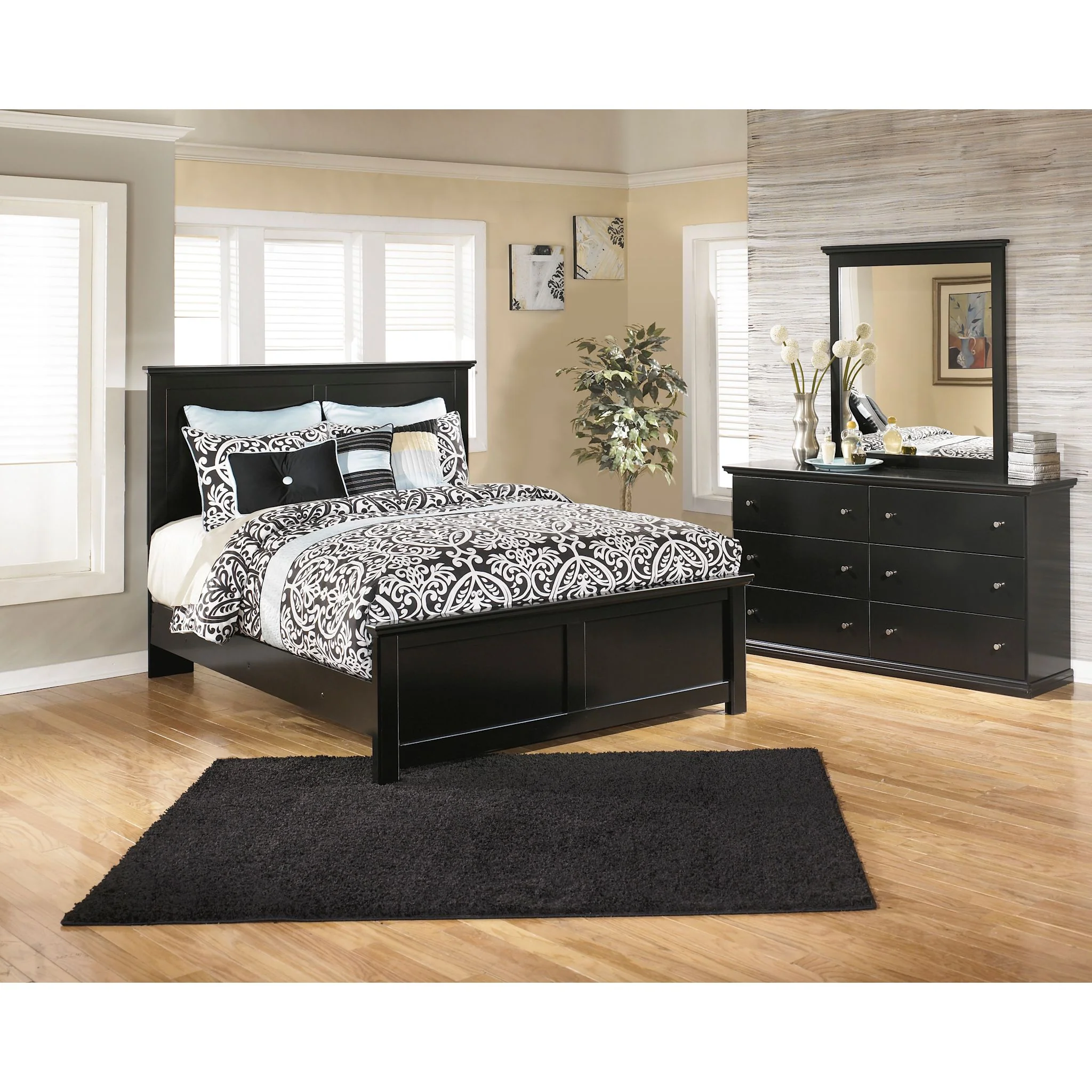 Maribel 5 Piece Queen Panel Bedroom - Image 2