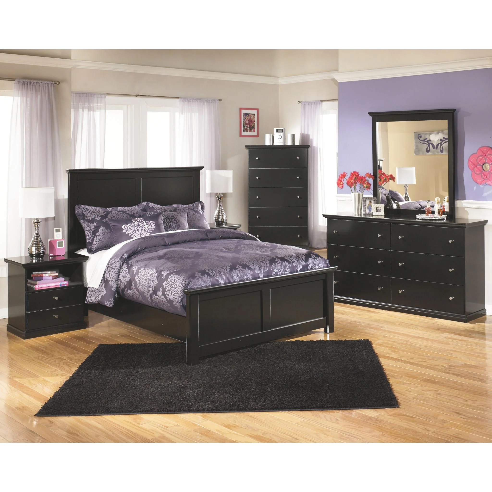 Maribel Full Panel Bed - Image 4