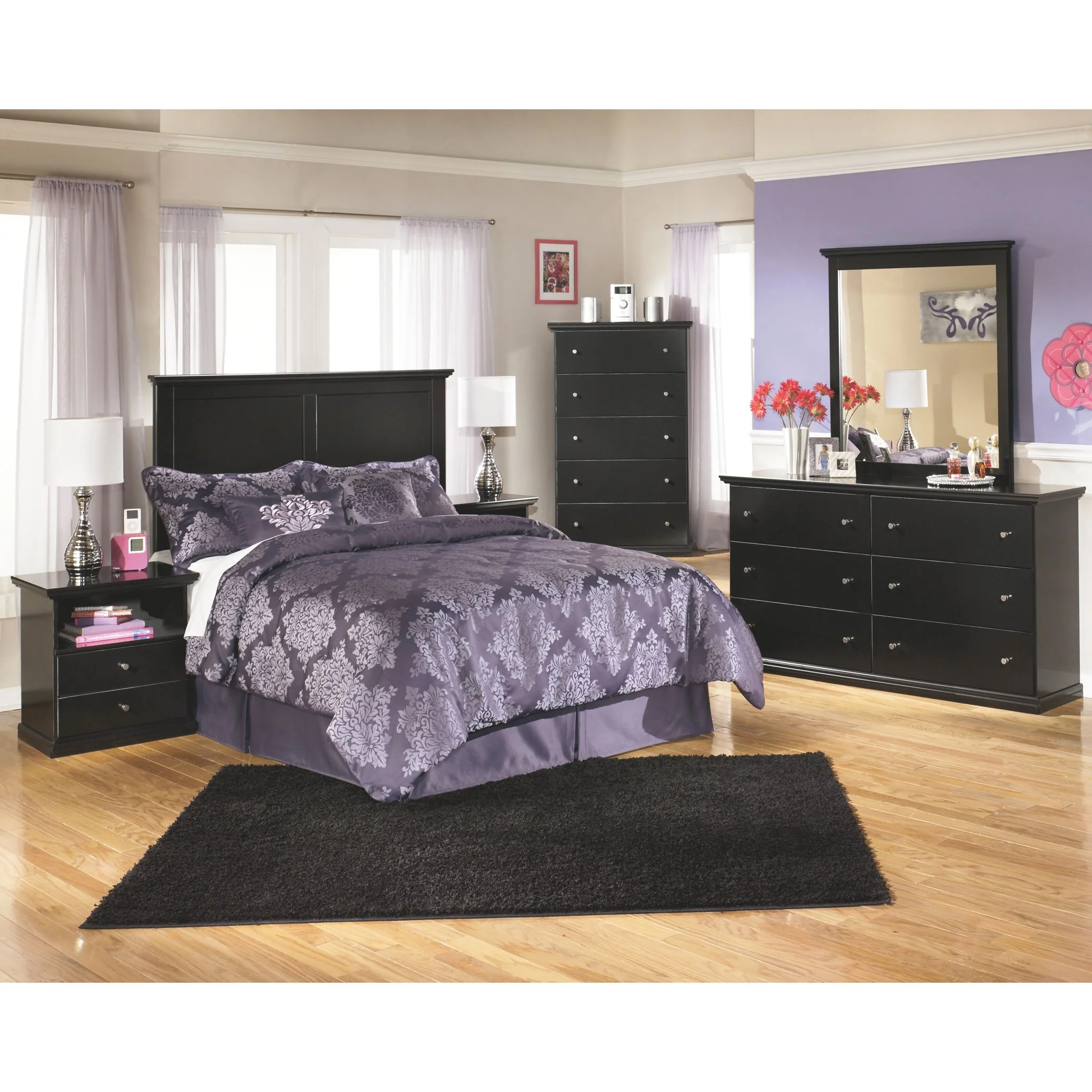 Maribel Full Panel Headboard - Image 4