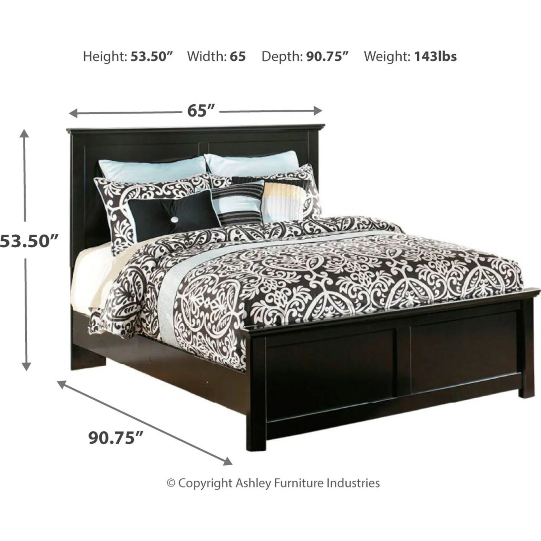 Maribel King Panel Bed - Image 8